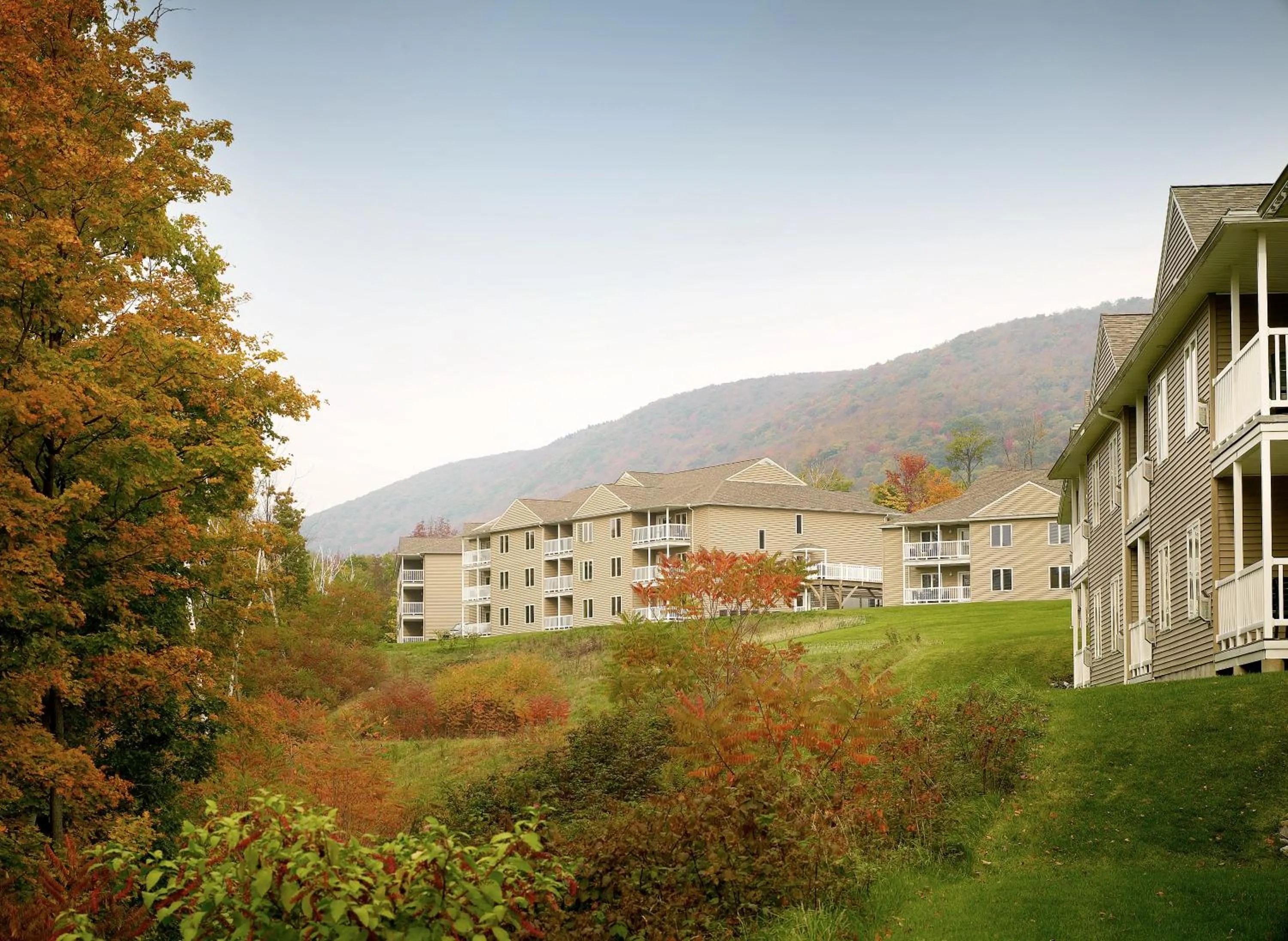 Property building in Vacation Village in the Berkshires