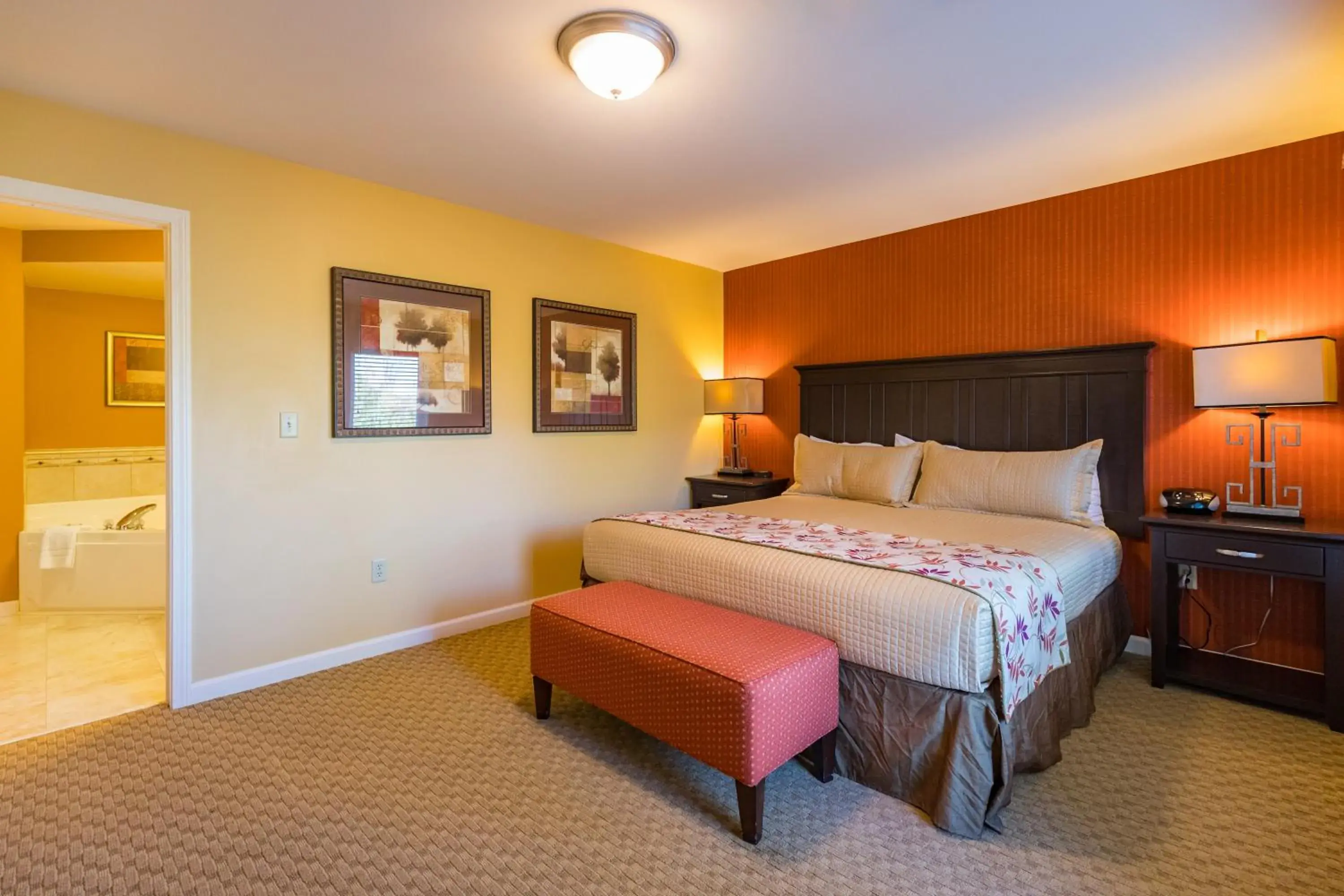 Bed in Vacation Village in the Berkshires Bed in Vacation Village in the Berkshires