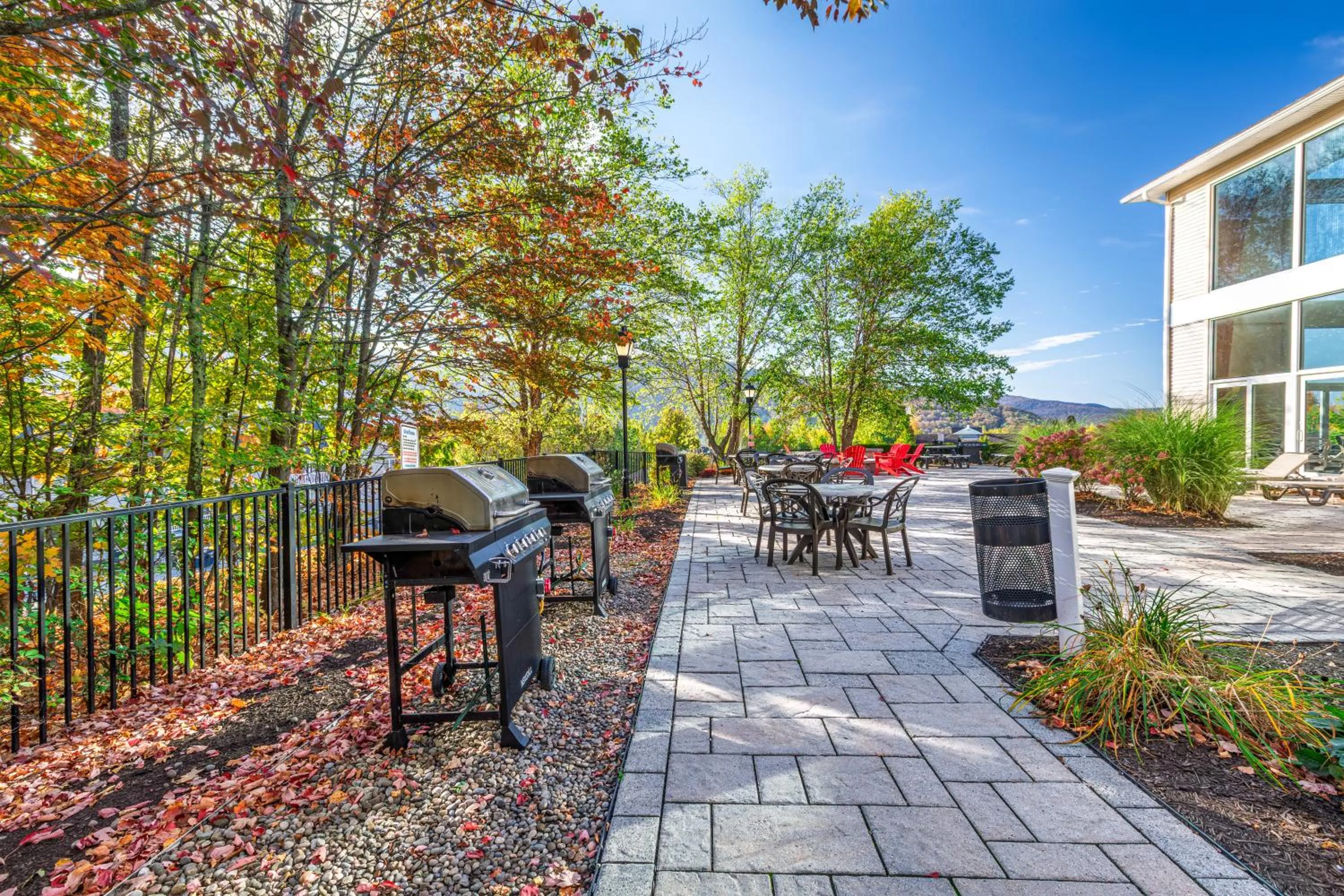 BBQ facilities in Vacation Village in the Berkshires