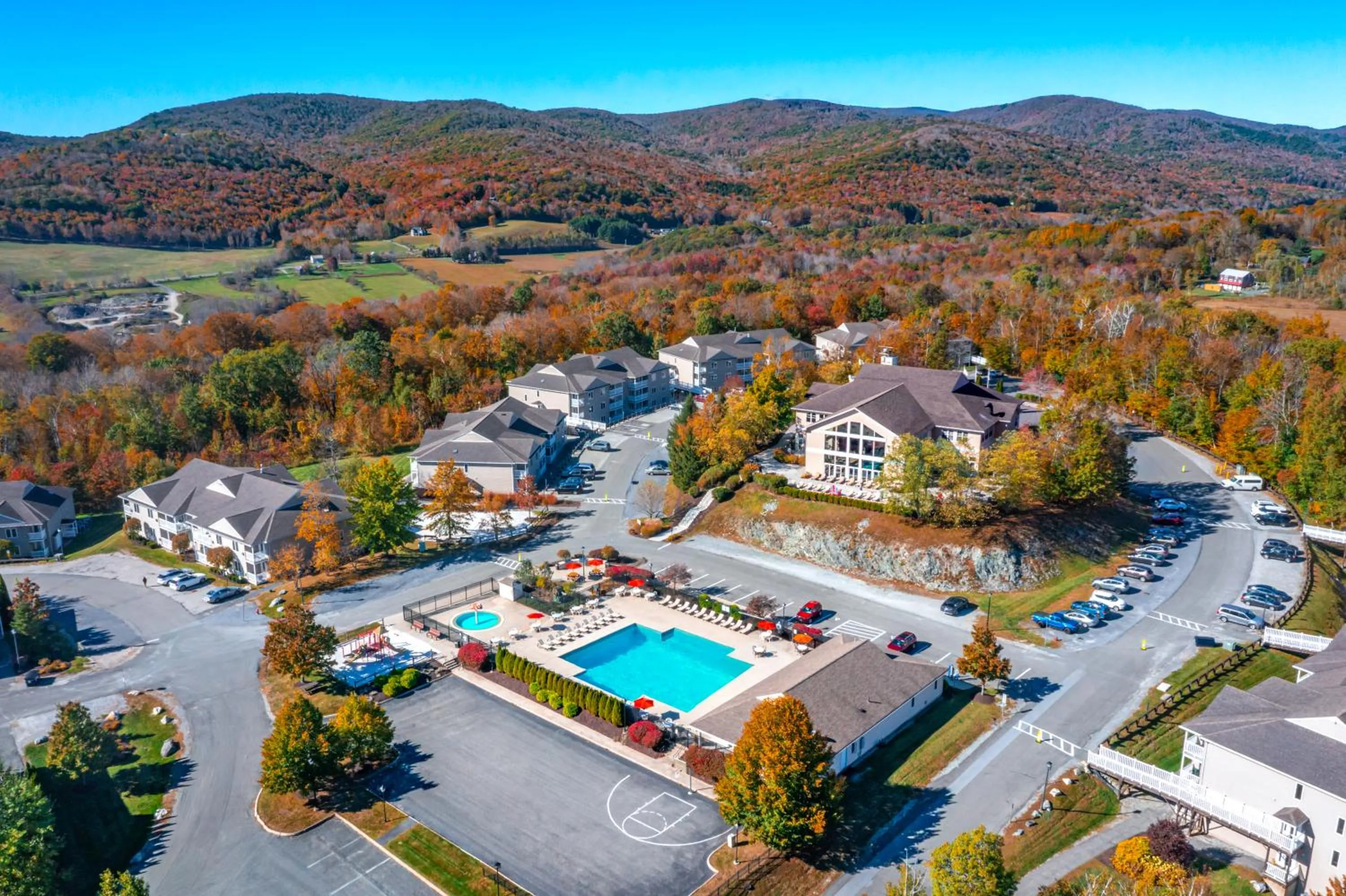 Natural landscape in Vacation Village in the Berkshires