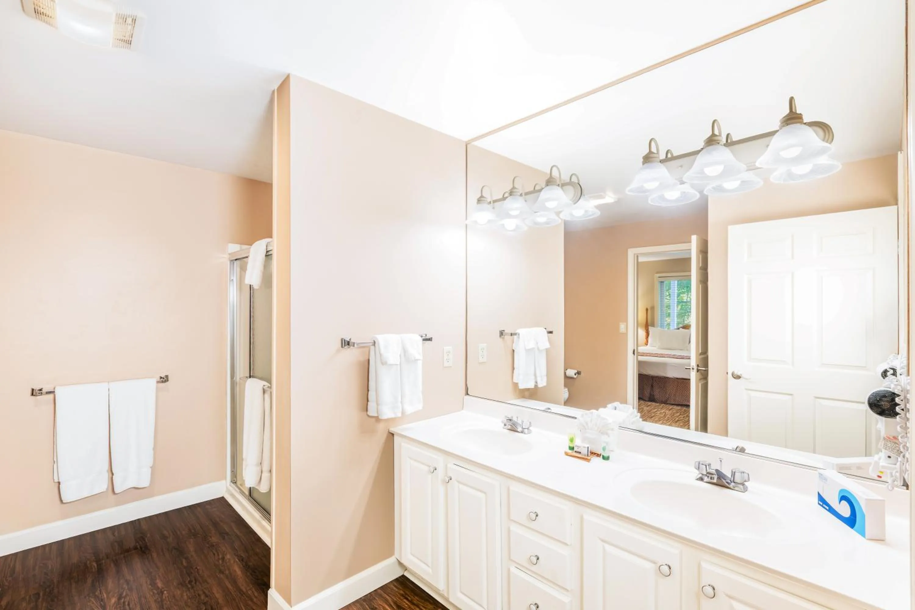 Bathroom in Vacation Village in the Berkshires
