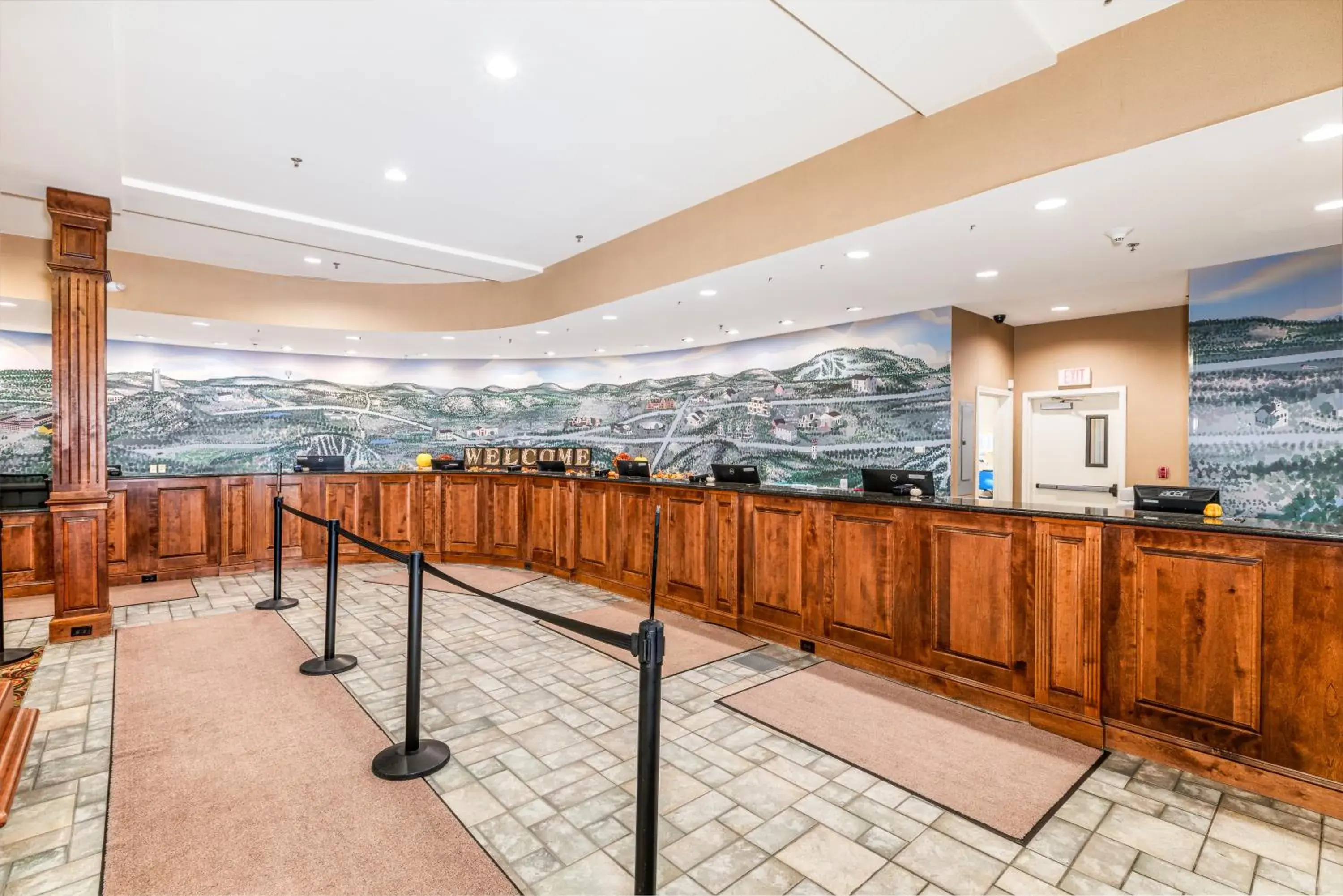 Lobby or reception in Vacation Village in the Berkshires Lobby or reception in Vacation Village in the Berkshires