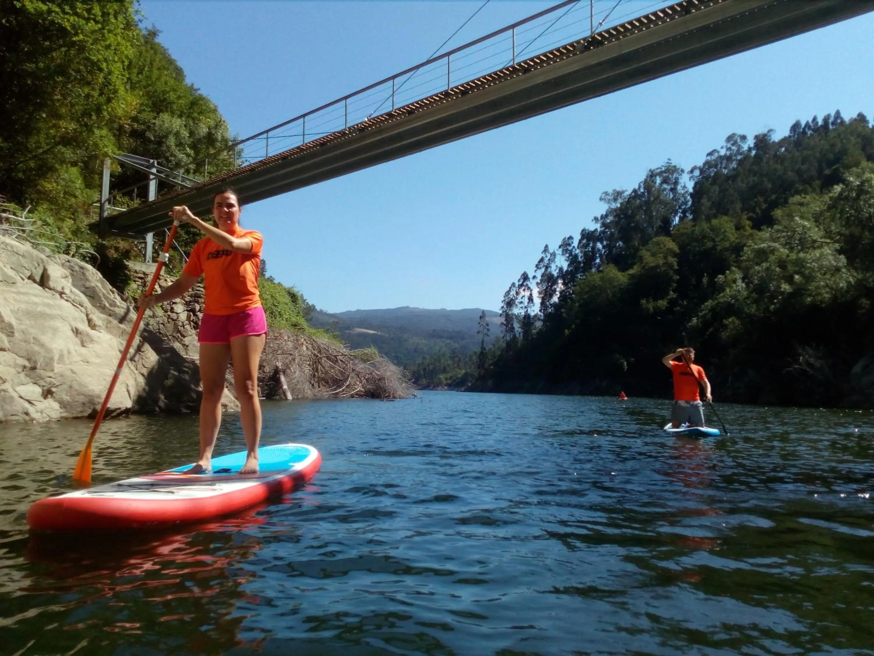 Natural landscape in Santiago Family House
