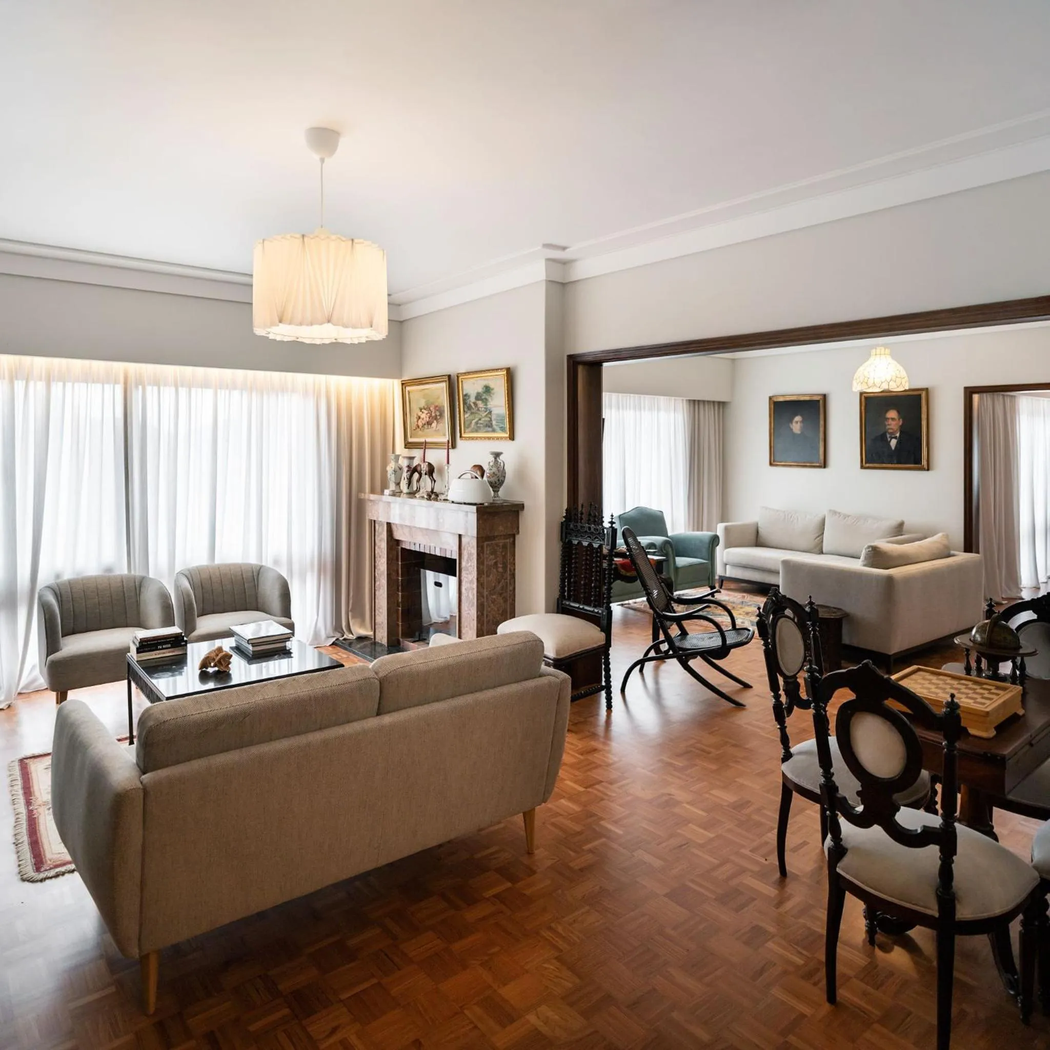 Living room in Santiago Family House