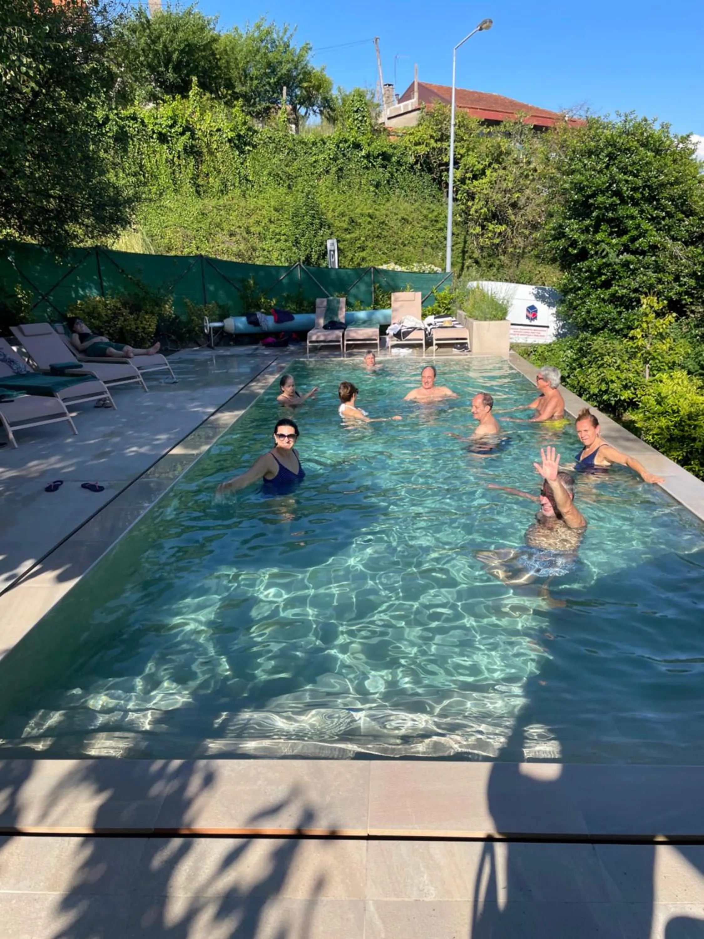 Swimming pool in Santiago Family House