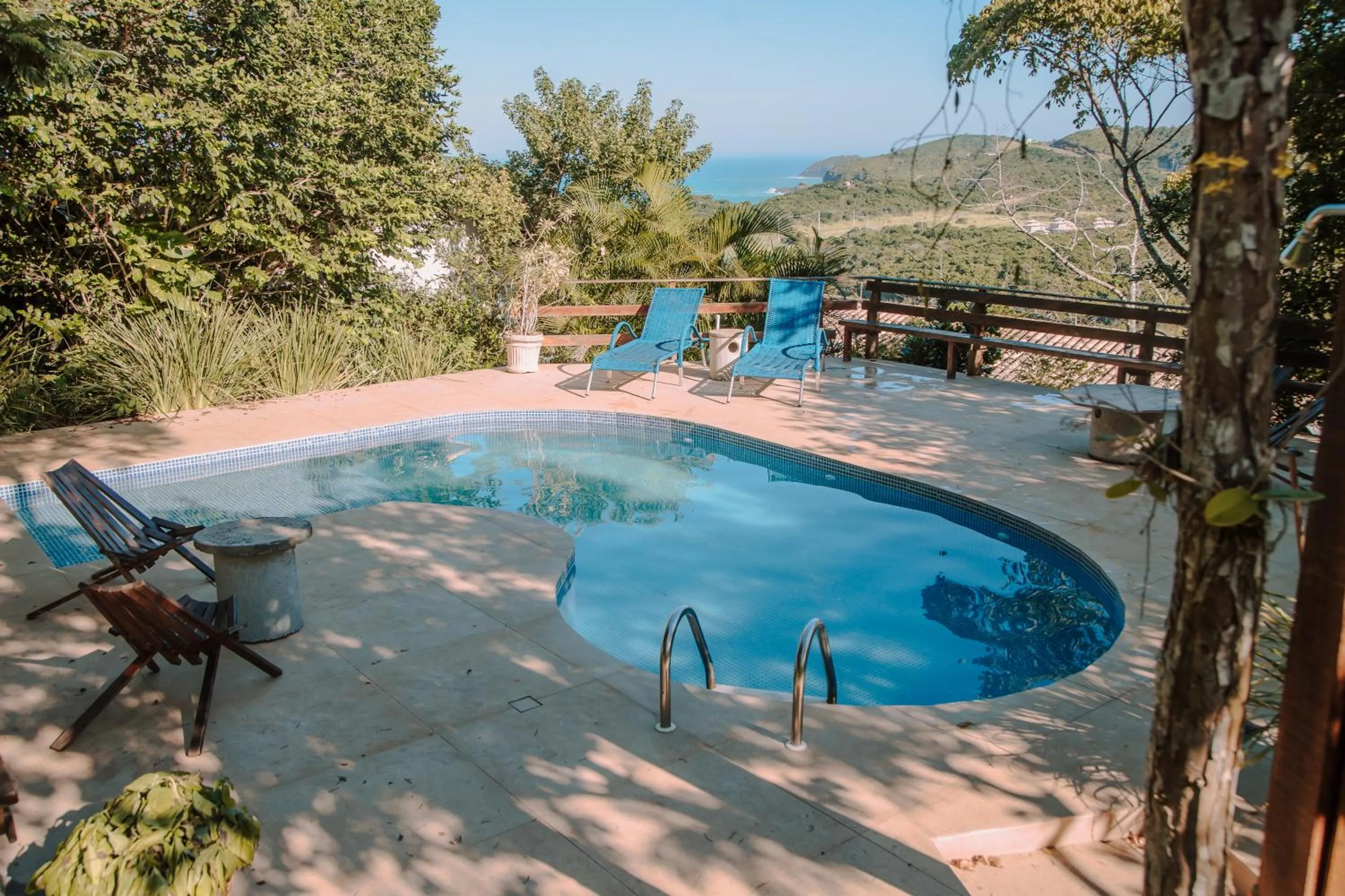 Swimming pool in Pousada Peninsula de Buzios