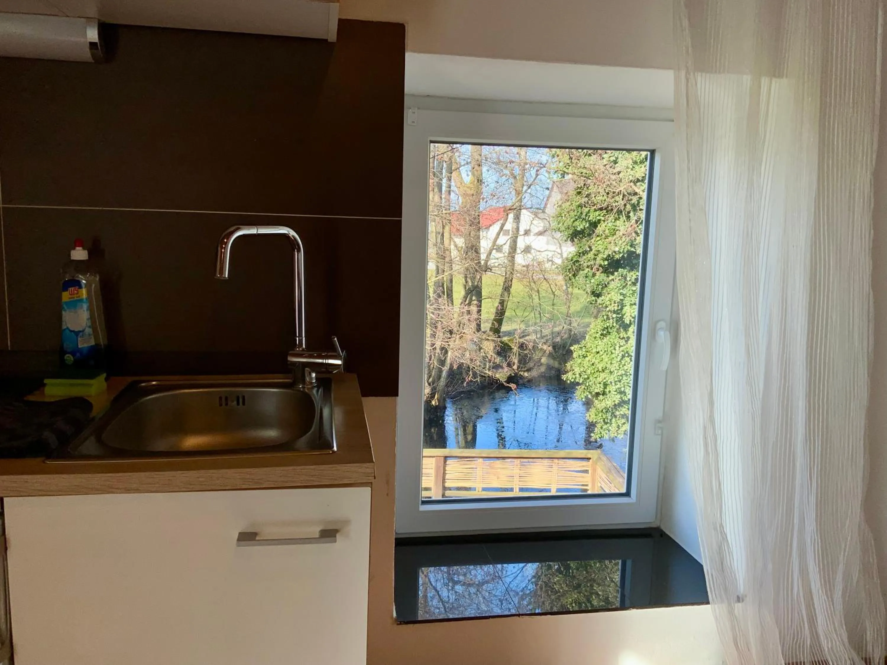 Kitchen or kitchenette in Geinberg Suites & Via Nova Lodges