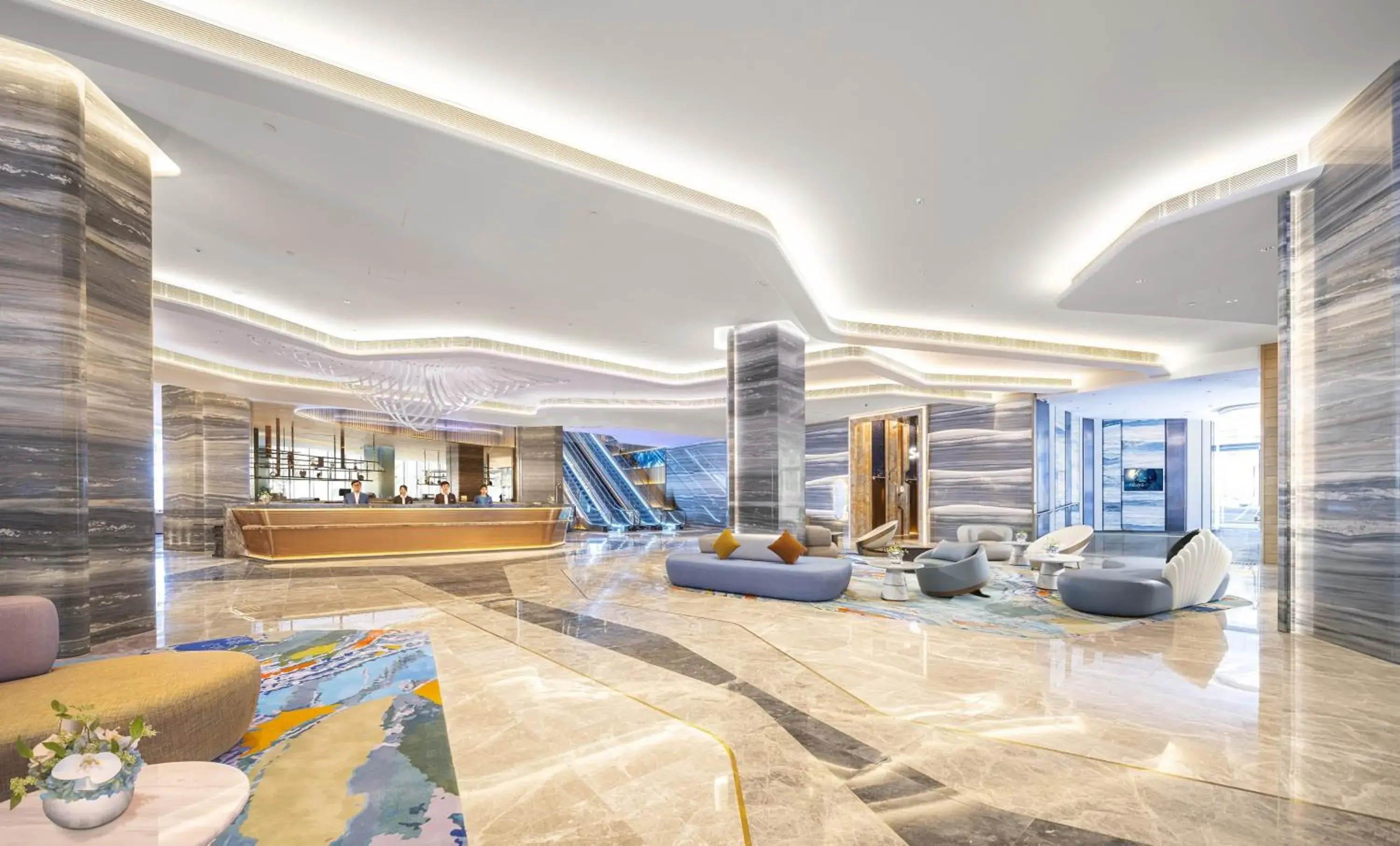 Lobby or reception in Regala Skycity Hotel by Regal Hotels Lobby or reception in Regala Skycity Hotel by Regal Hotels