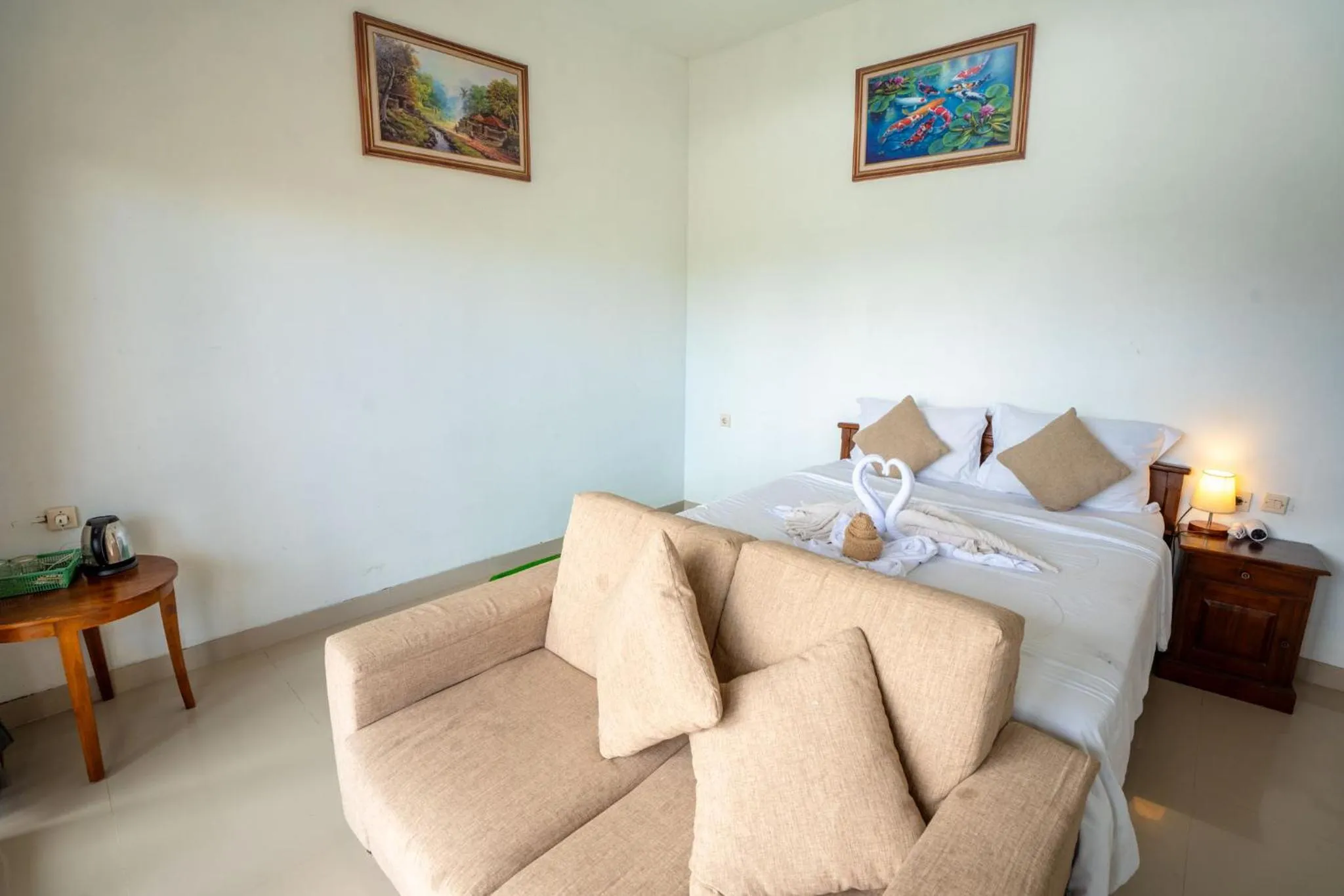 Bed in Break Villa Kintamani