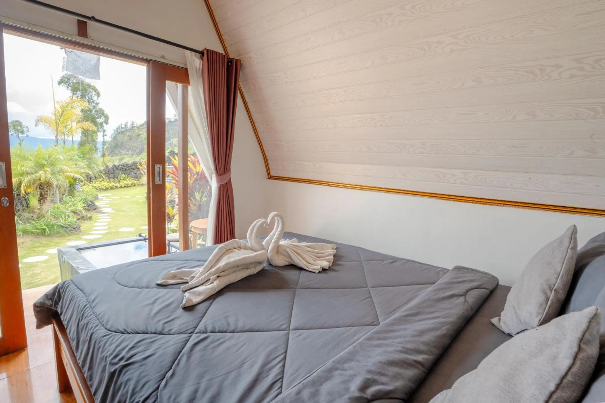 Bed in Break Villa Kintamani