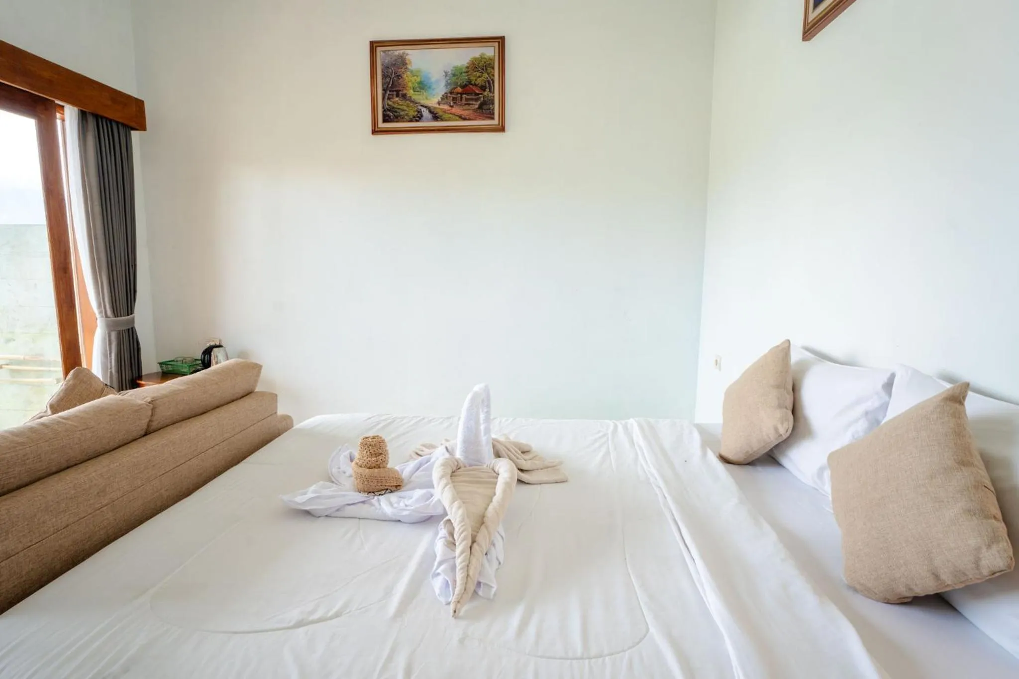 Bed in Break Villa Kintamani