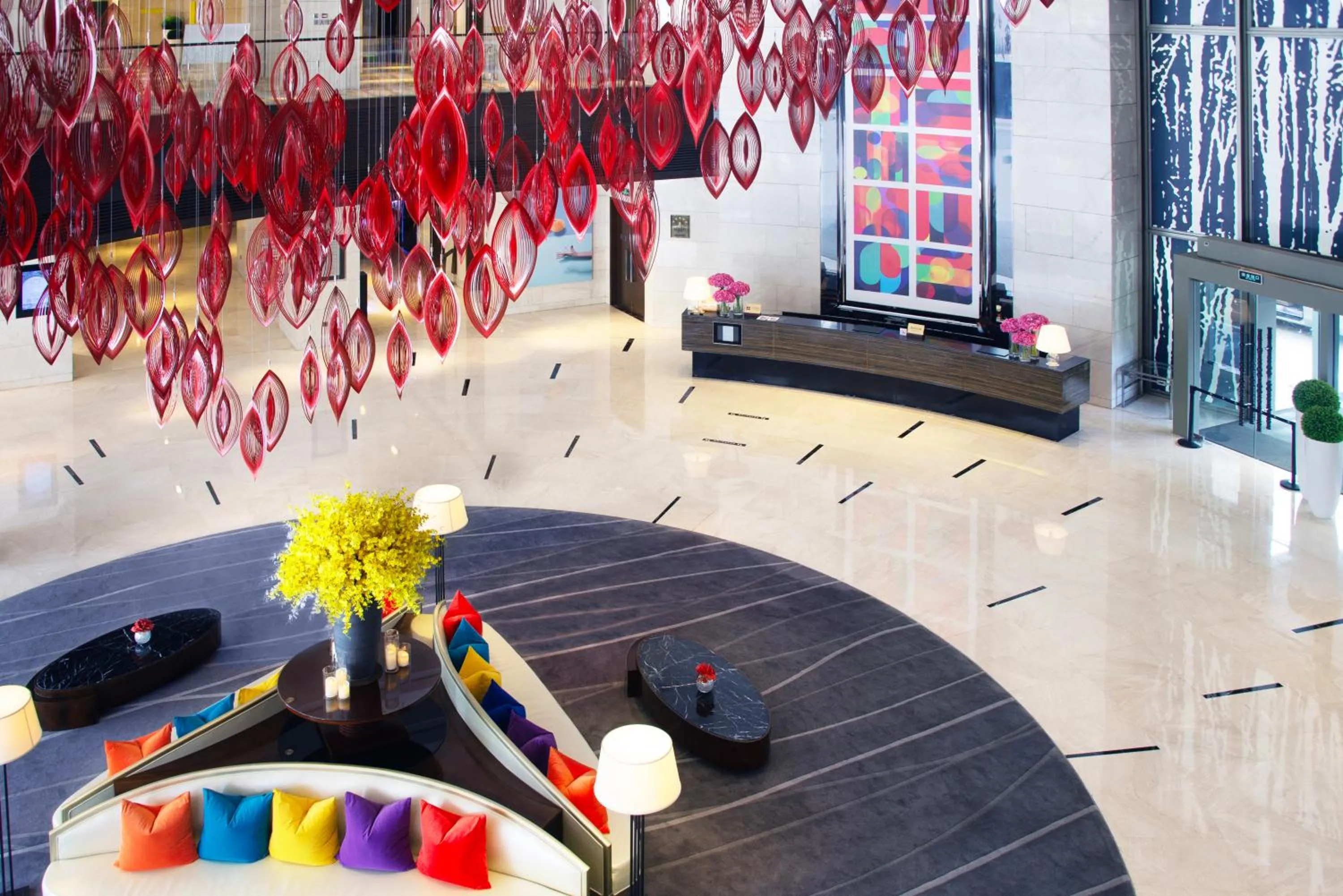 Lobby or reception in Marco Polo Wuhan