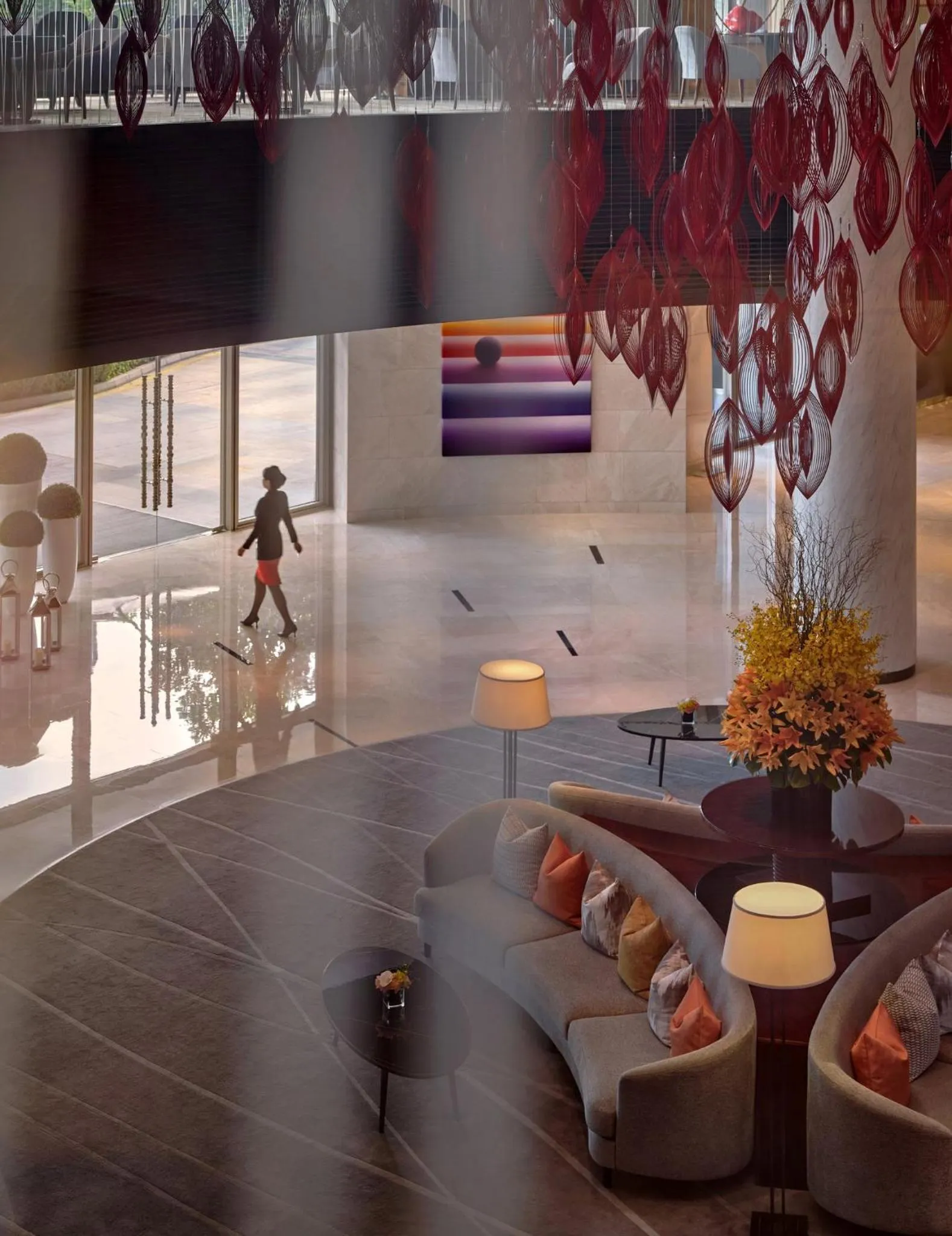 Lobby or reception in Marco Polo Wuhan