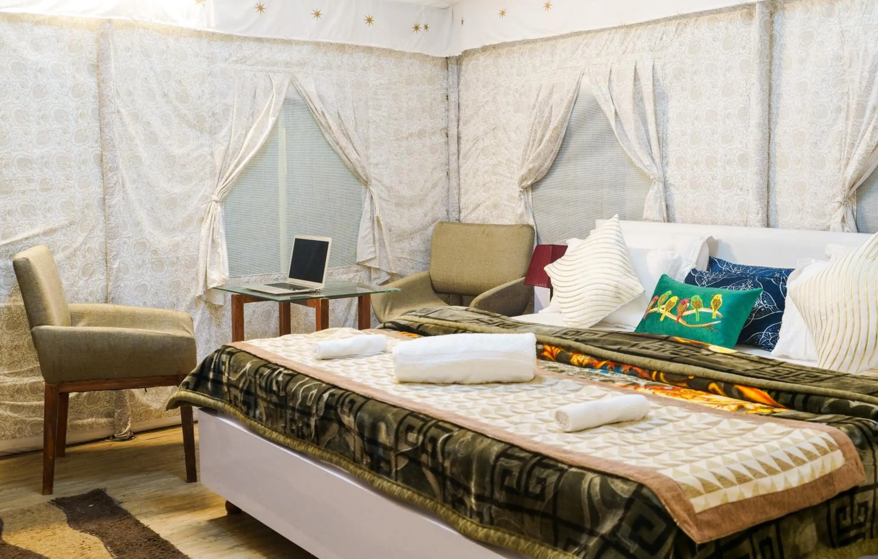 Photo of the whole room in Dawn N Dusk Glamping tents with quintessential valley view