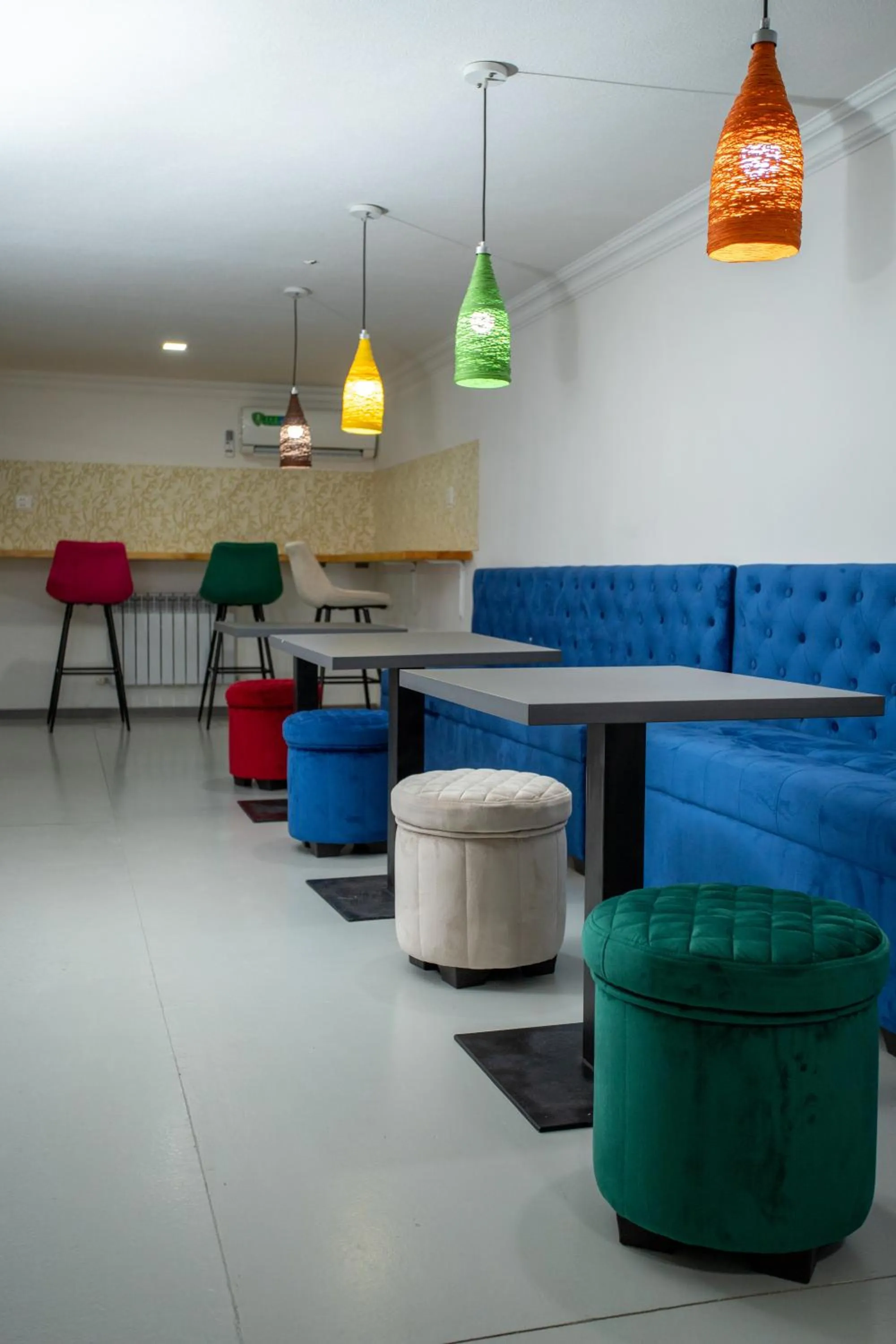 Seating area in Heartland Hostel Samarkand