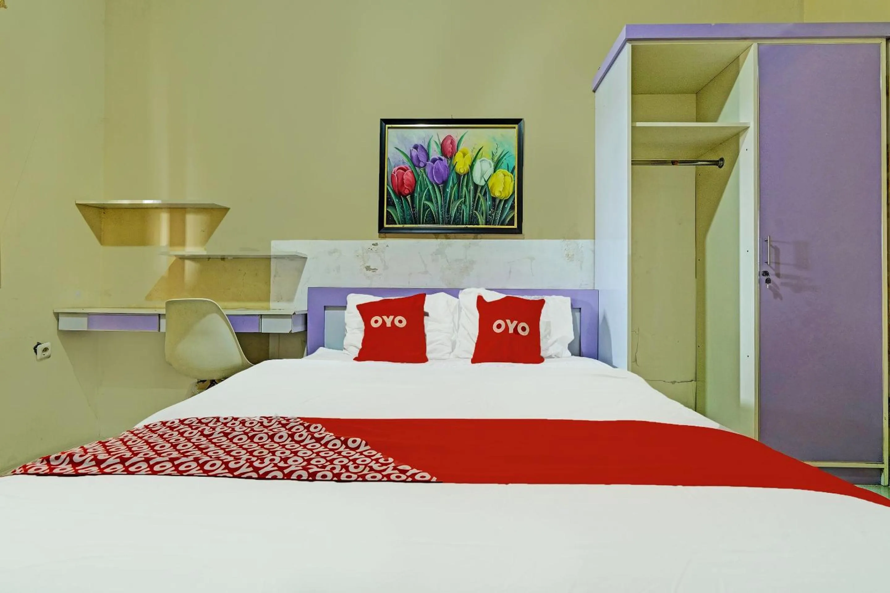 Bedroom, Bed in OYO 91955 Pondokan Cempaka