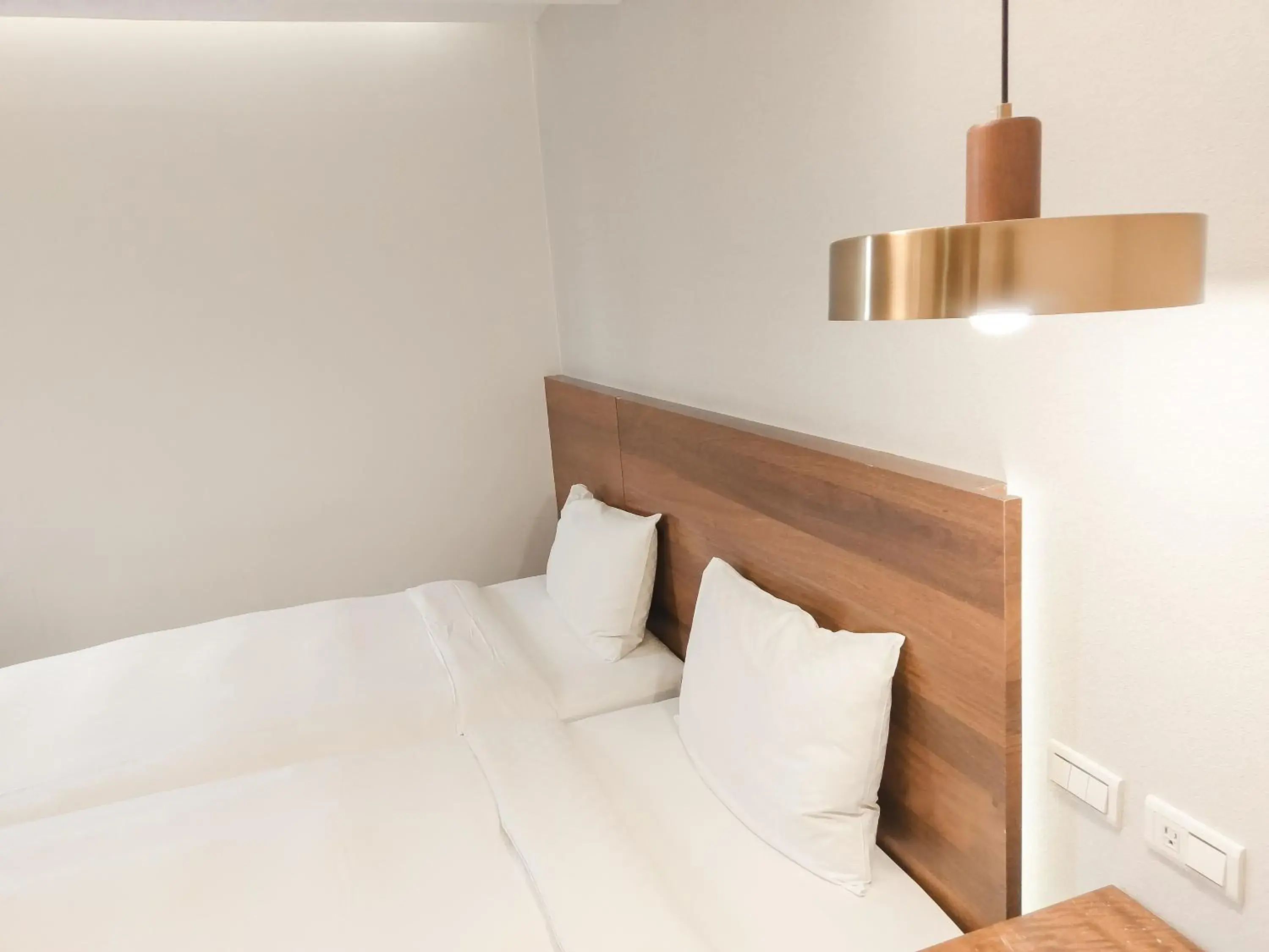 Bed in CHECK inn Express Taipei Station Bed in CHECK inn Express Taipei Station