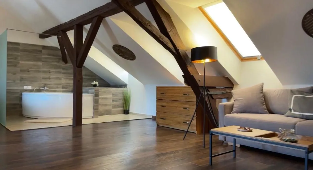 Hot Tub in Hotel & wellness Hejtmanka