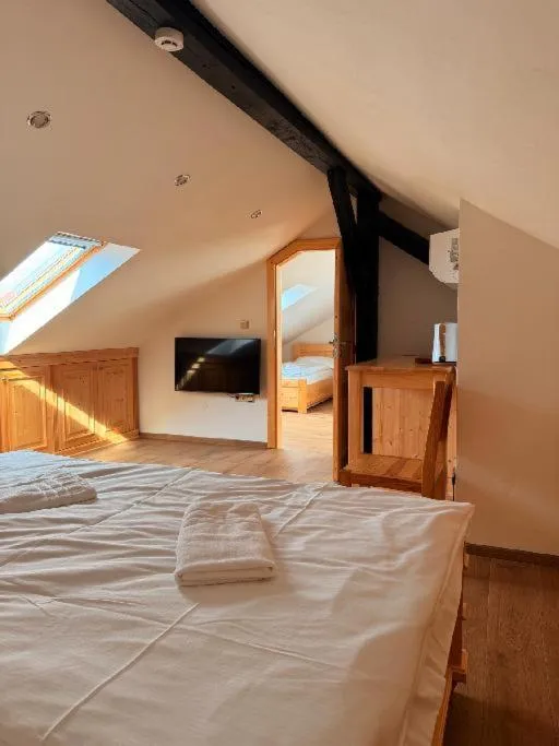 TV and multimedia, Bed in Hotel & wellness Hejtmanka