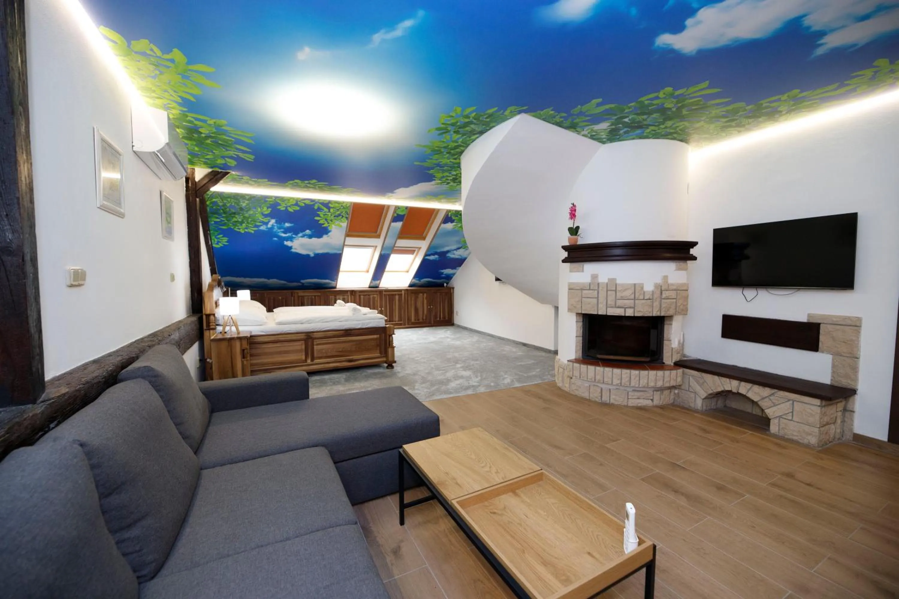 Bed in Hotel & wellness Hejtmanka