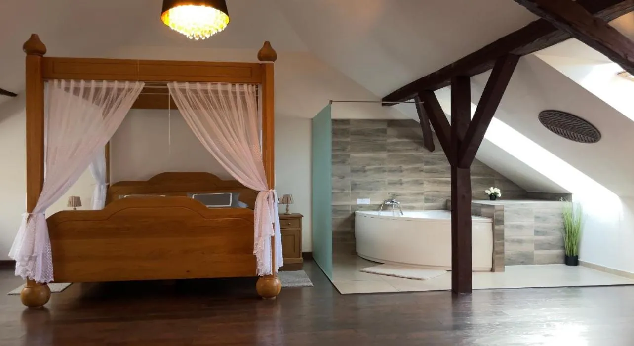 Bed in Hotel & wellness Hejtmanka