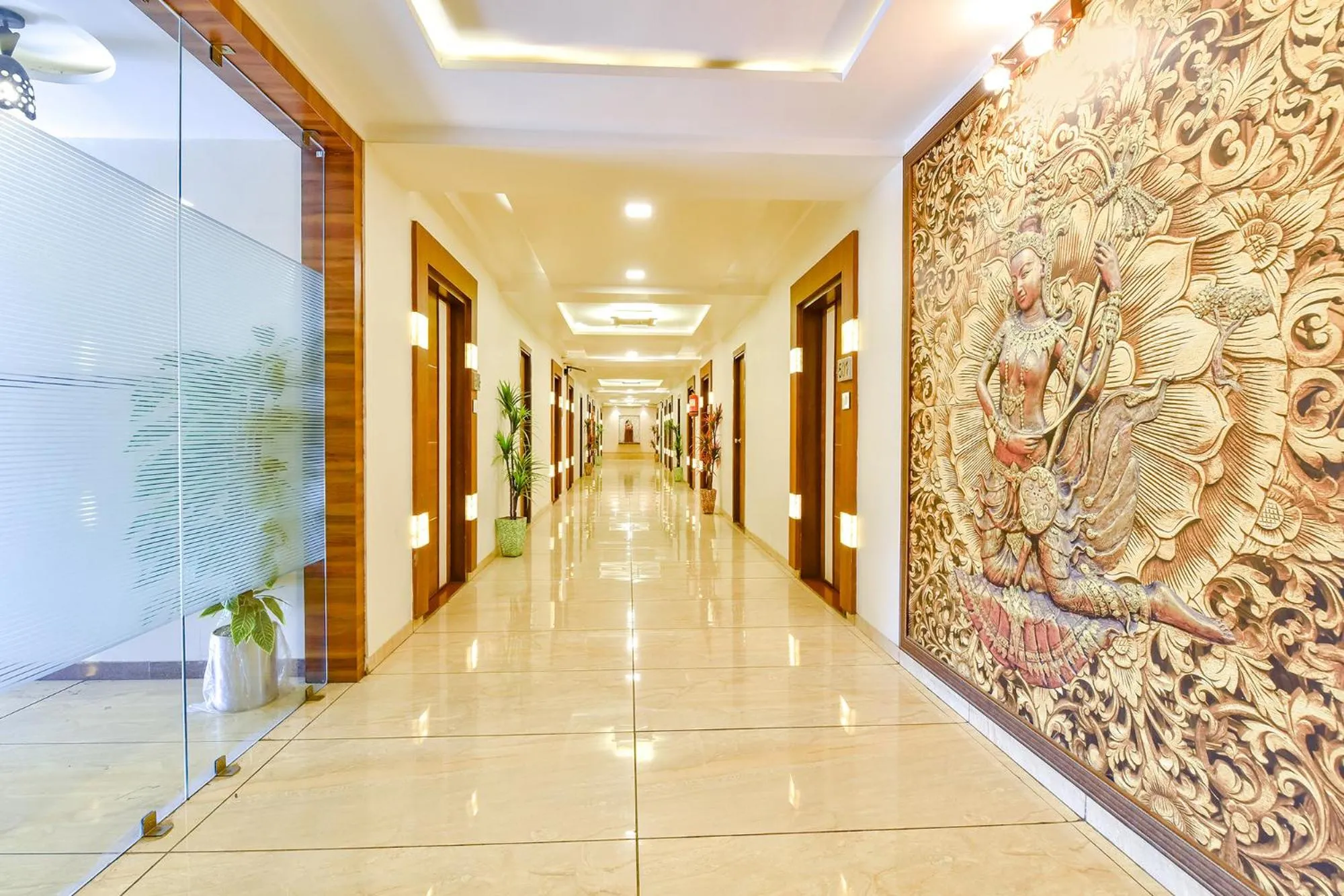 Lobby or reception in FabHotel Hill Park