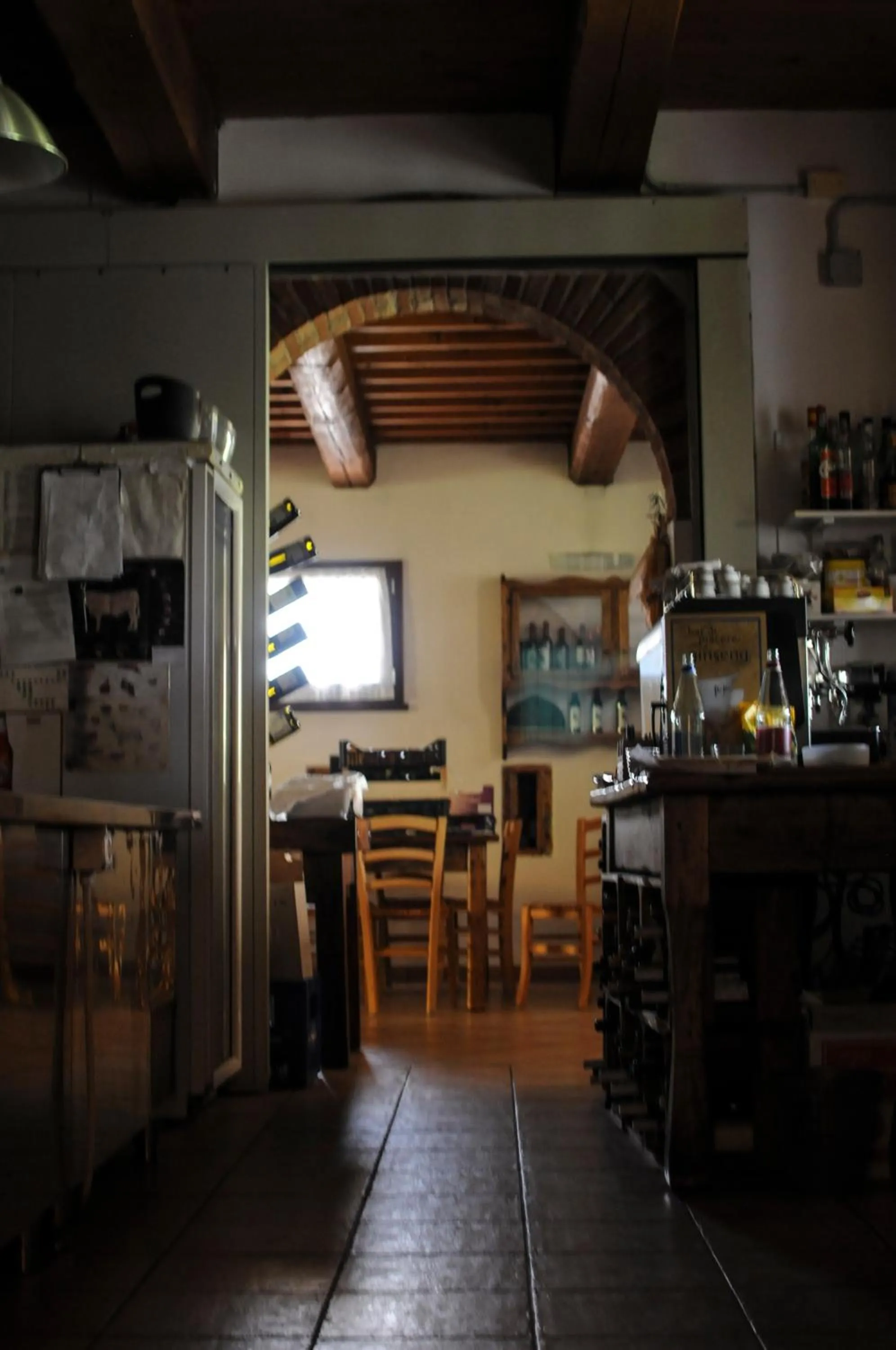 Communal kitchen in Locanda Merlaschio