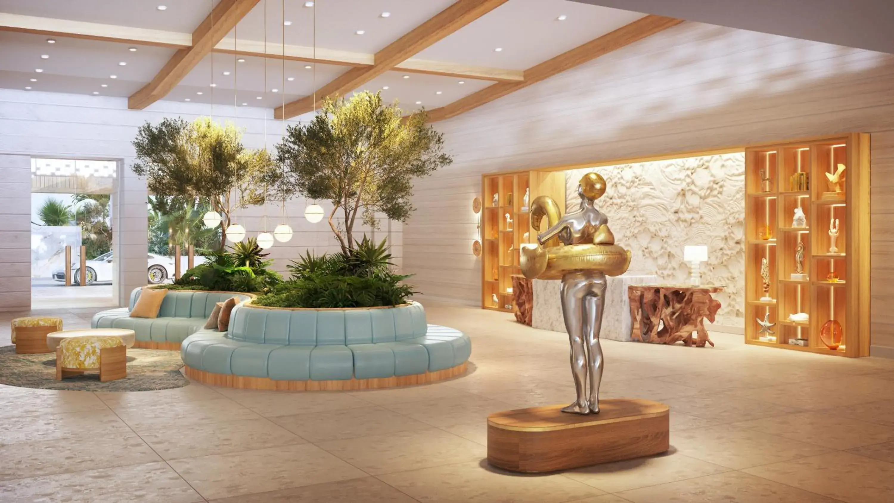 Lobby or reception in The Sunny Lobby or reception in The Sunny