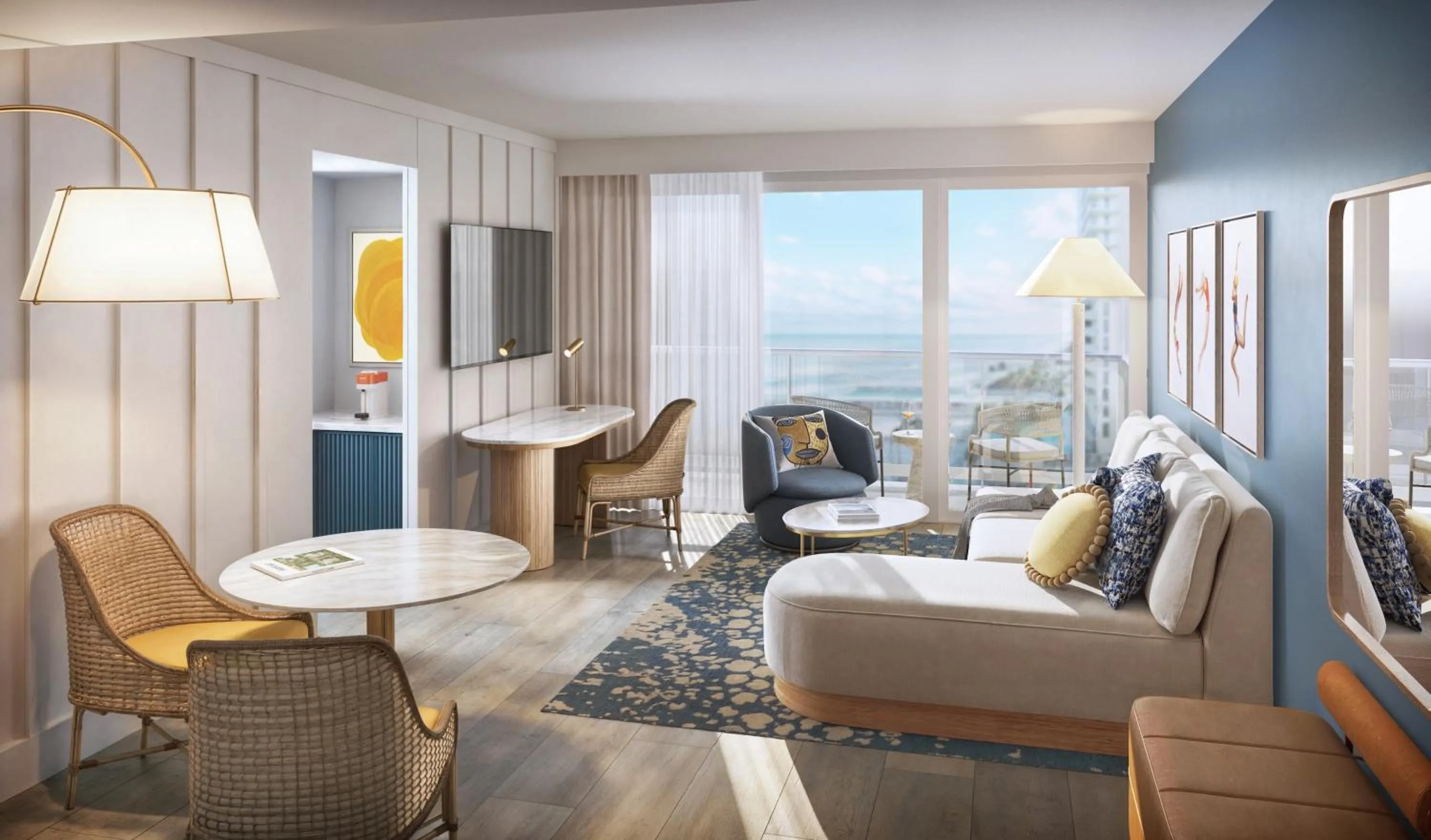 Seating area in The Sunny