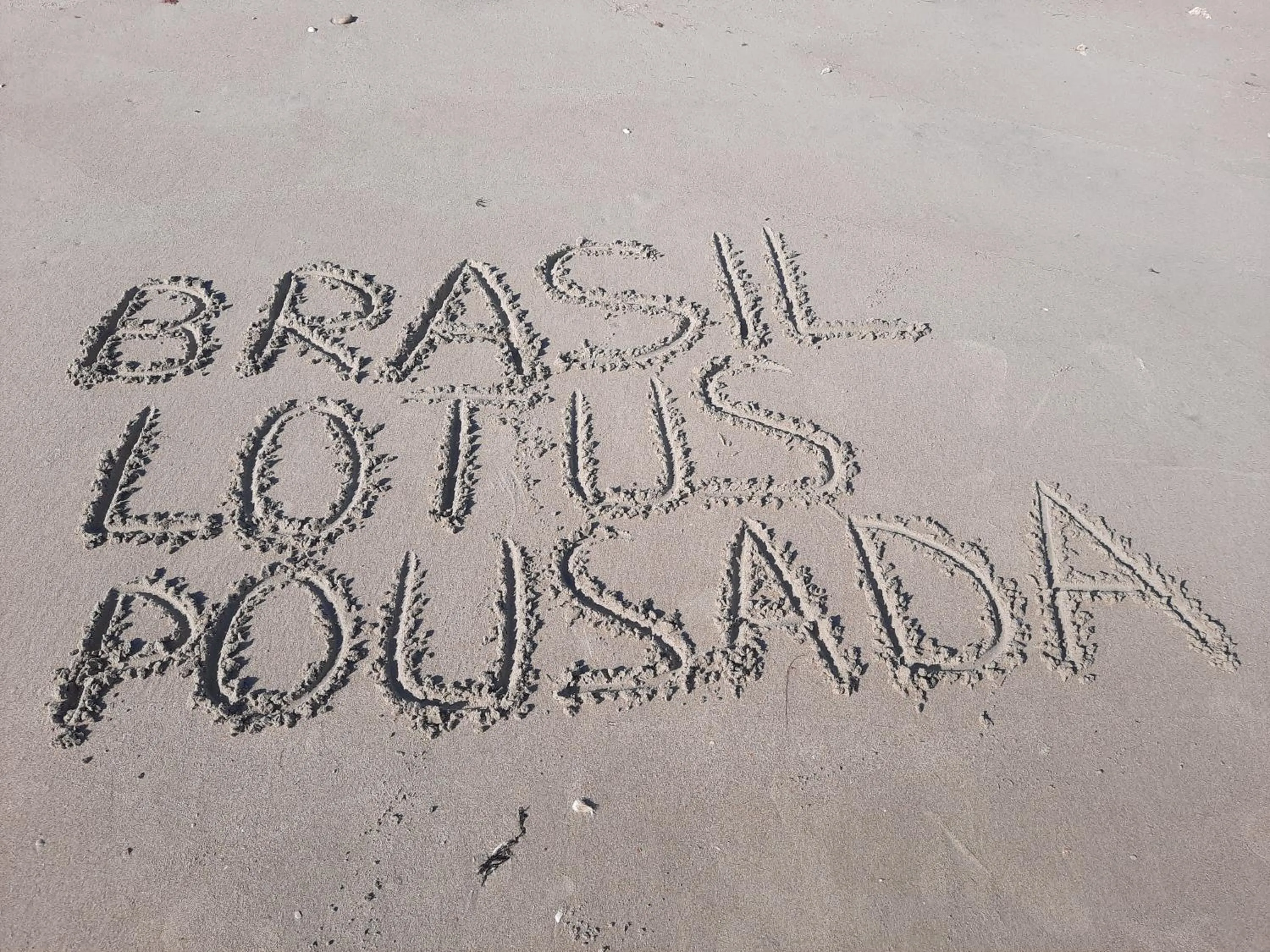 Beach in Pousada Lotus