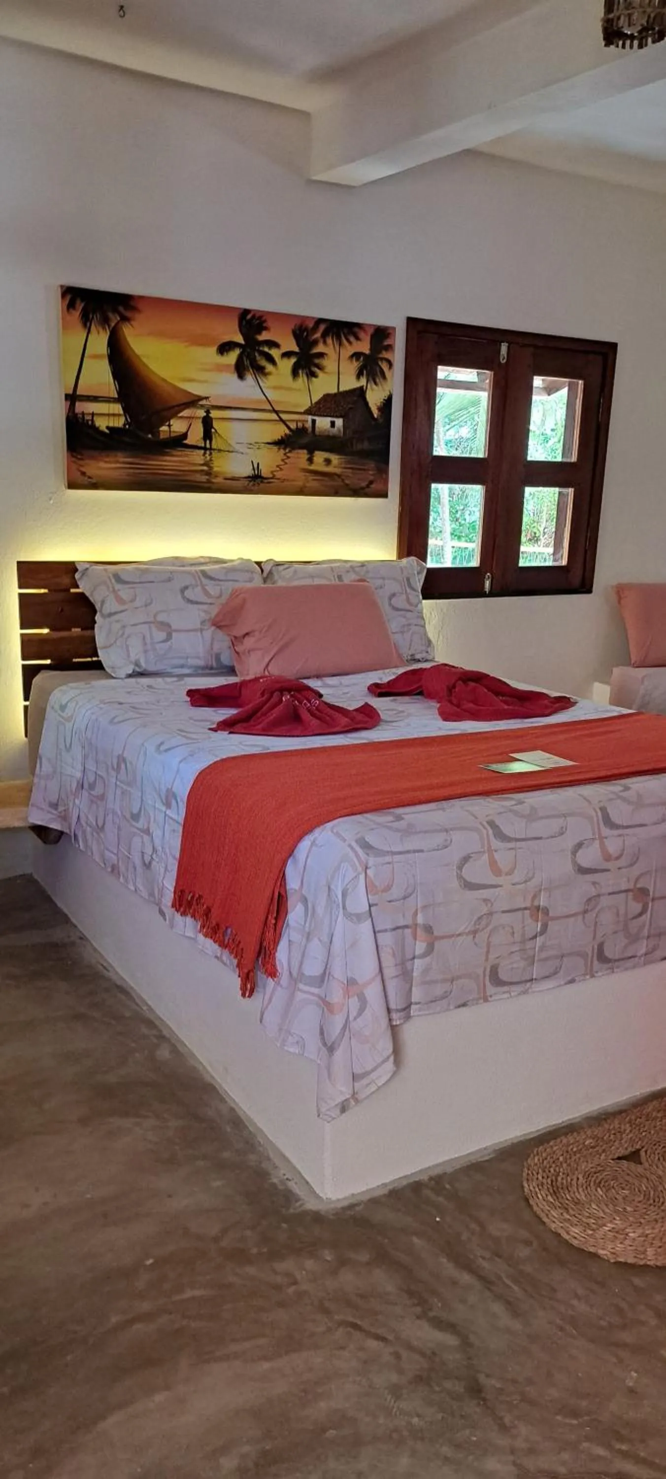 Bed in Pousada Lotus