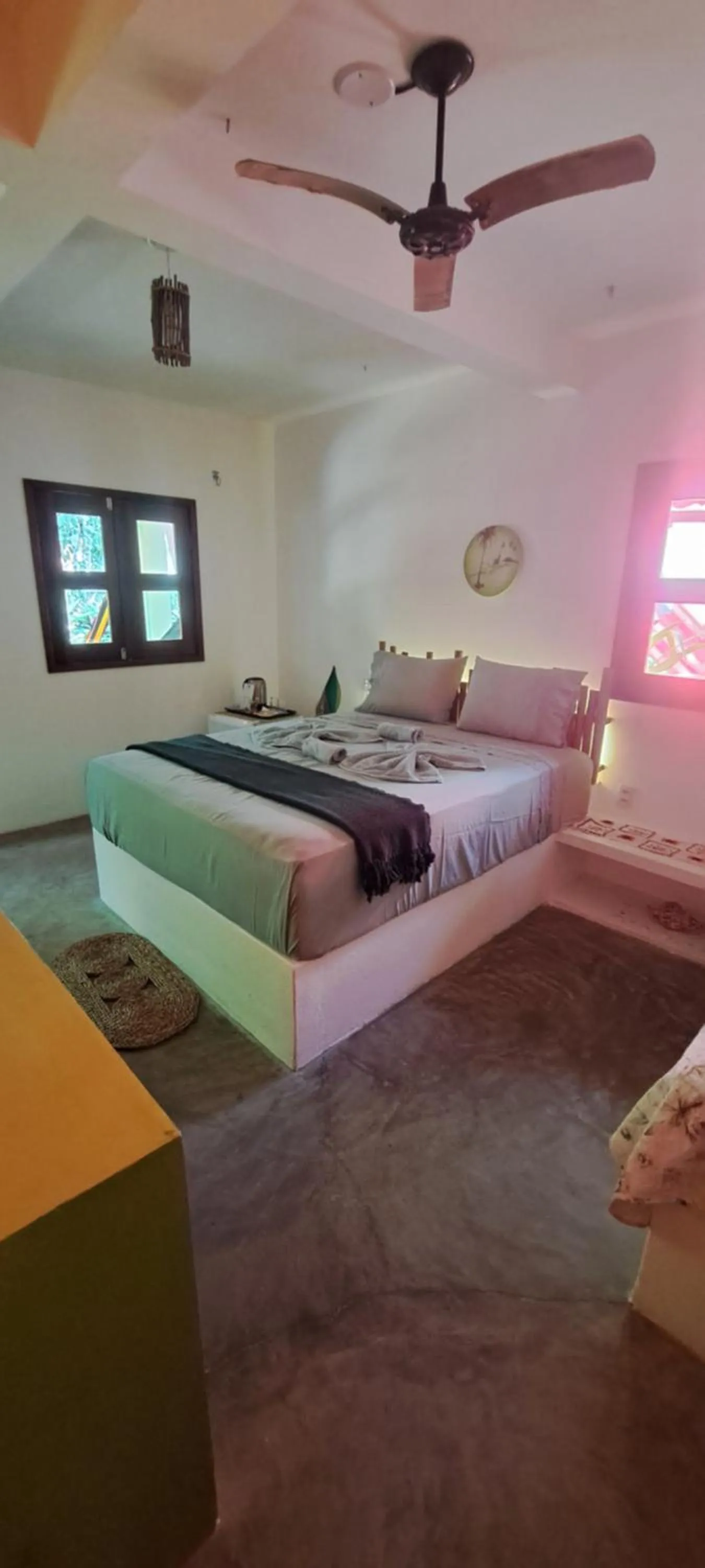 Bed in Pousada Lotus