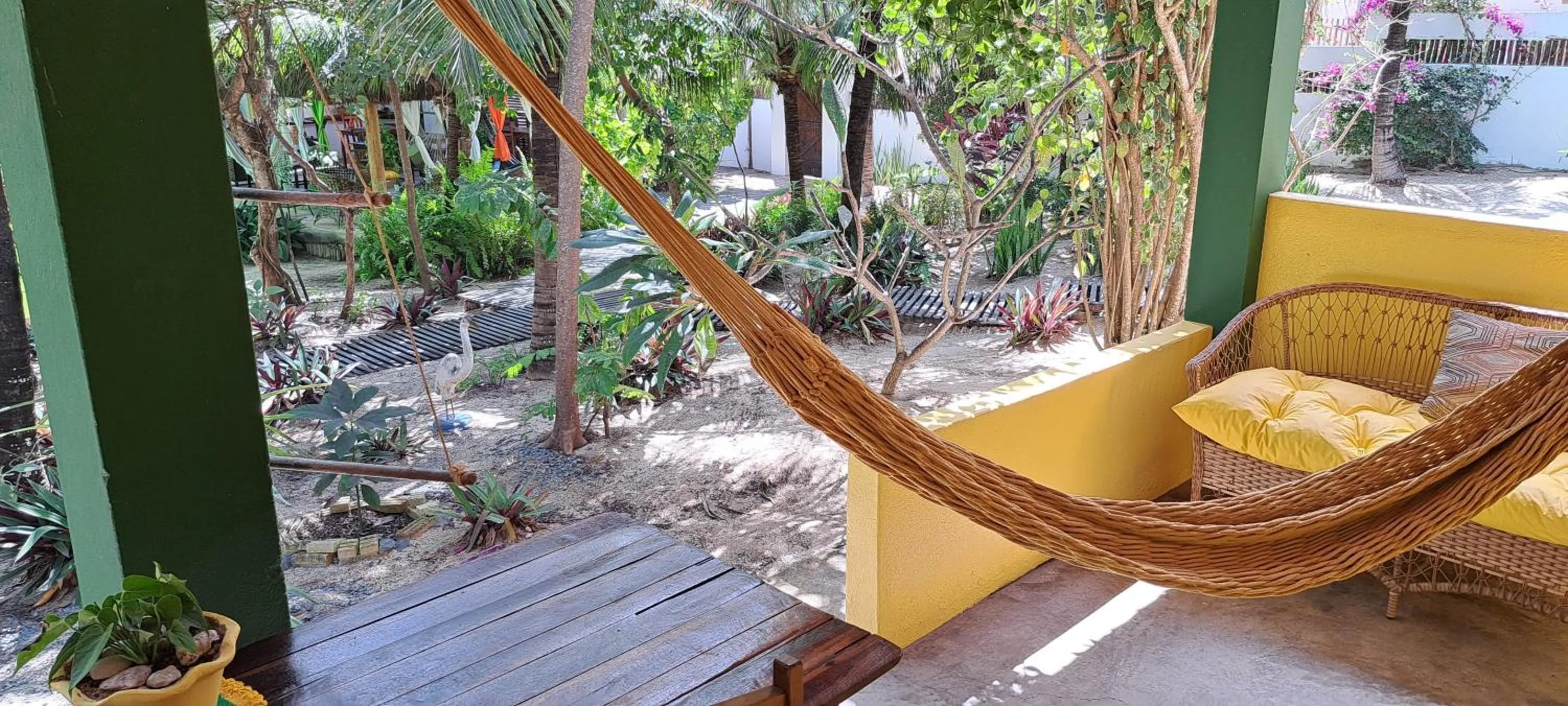 Garden in Pousada Lotus