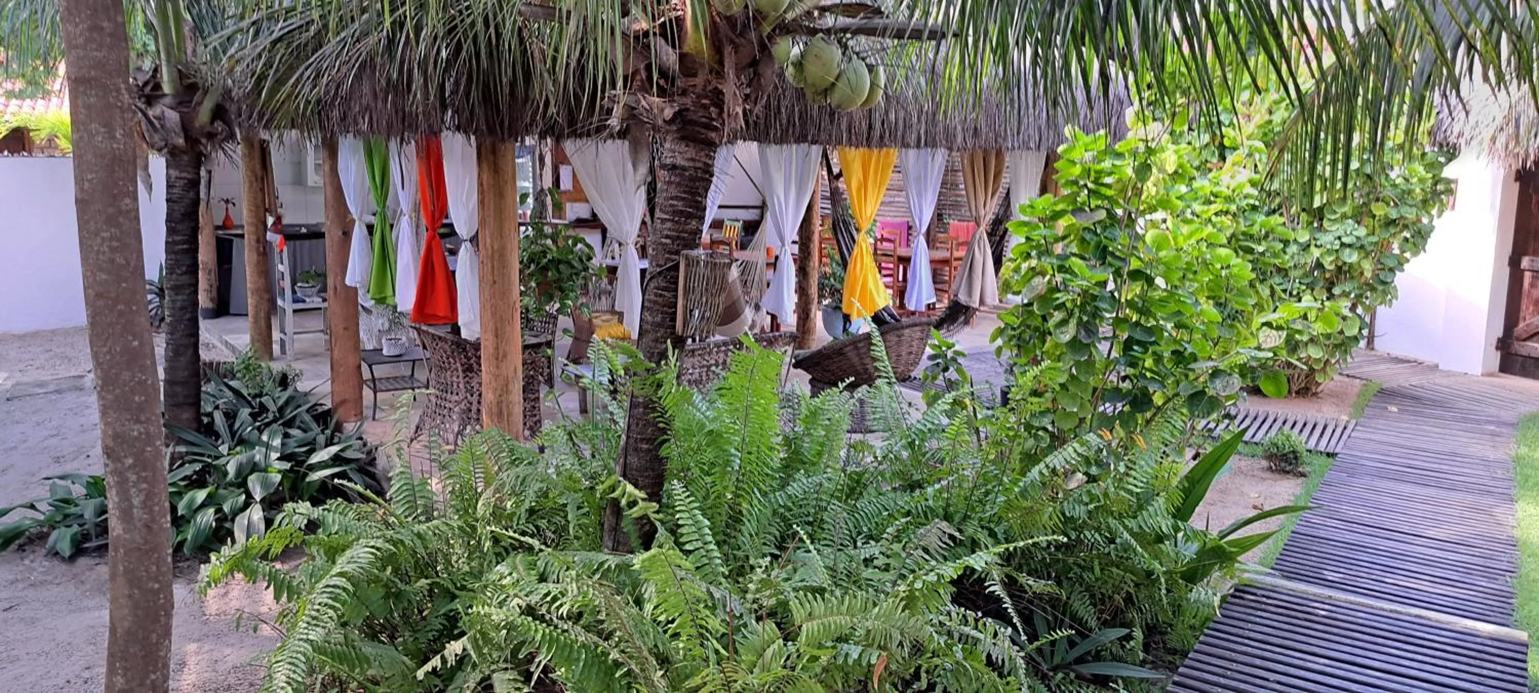 Garden in Pousada Lotus