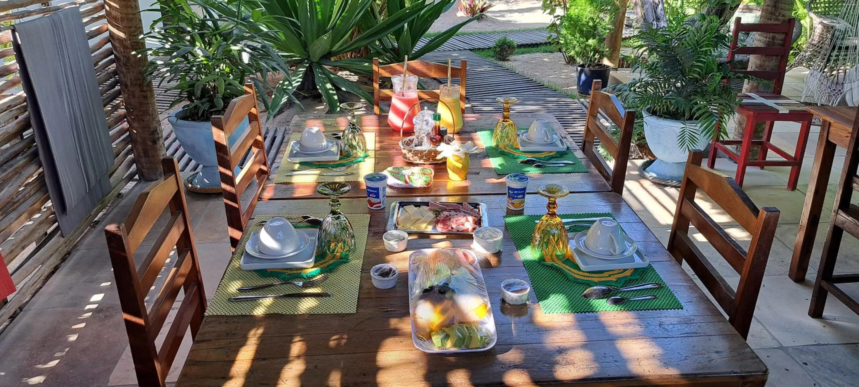 Seating area in Pousada Lotus