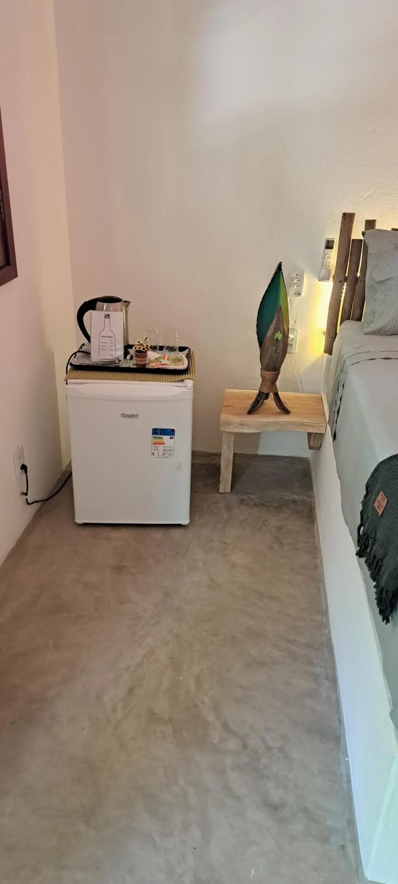 minibar, Bed in Pousada Lotus