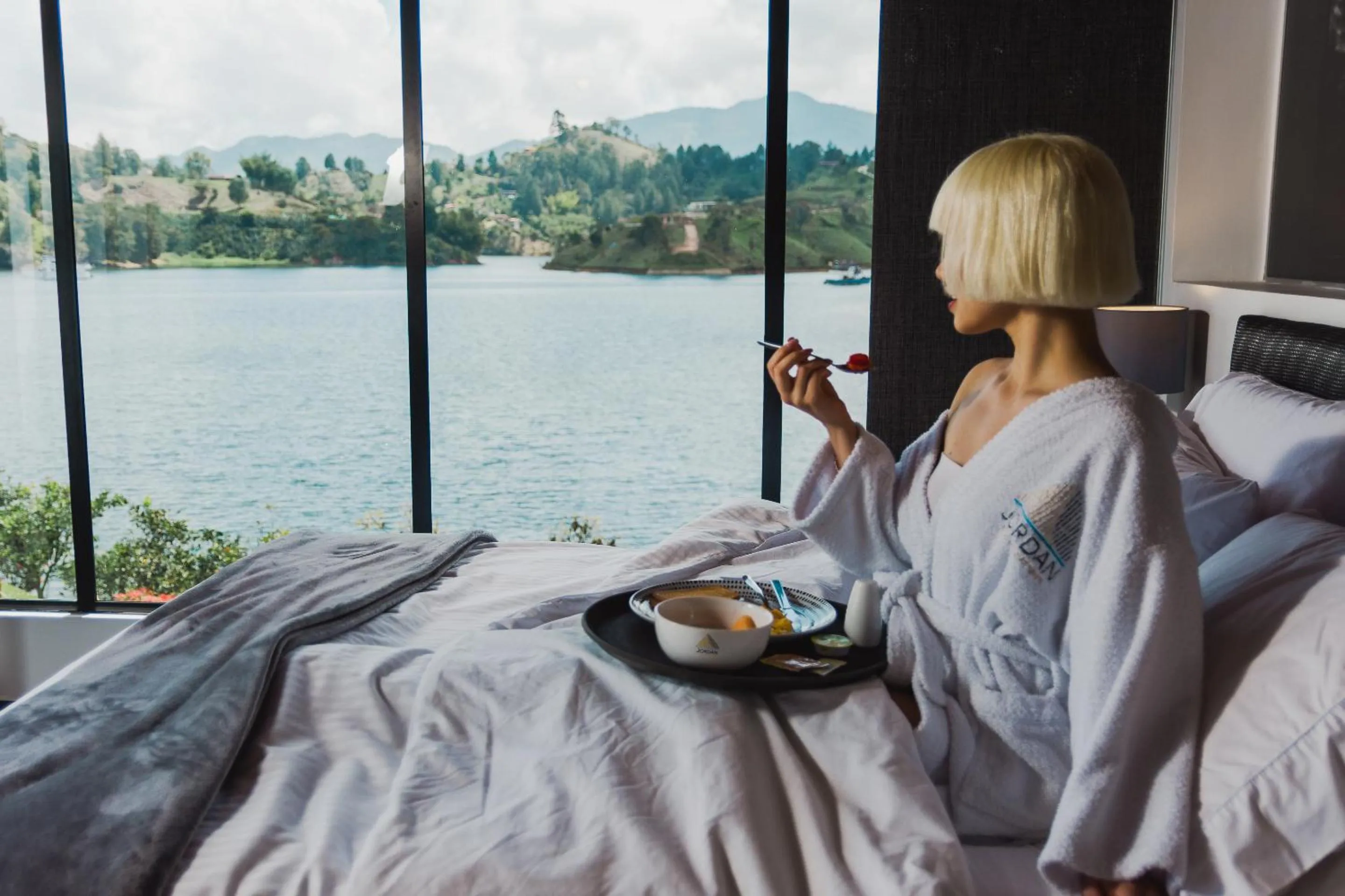 View (from property/room), Bed in Jordan Hotel Boutique