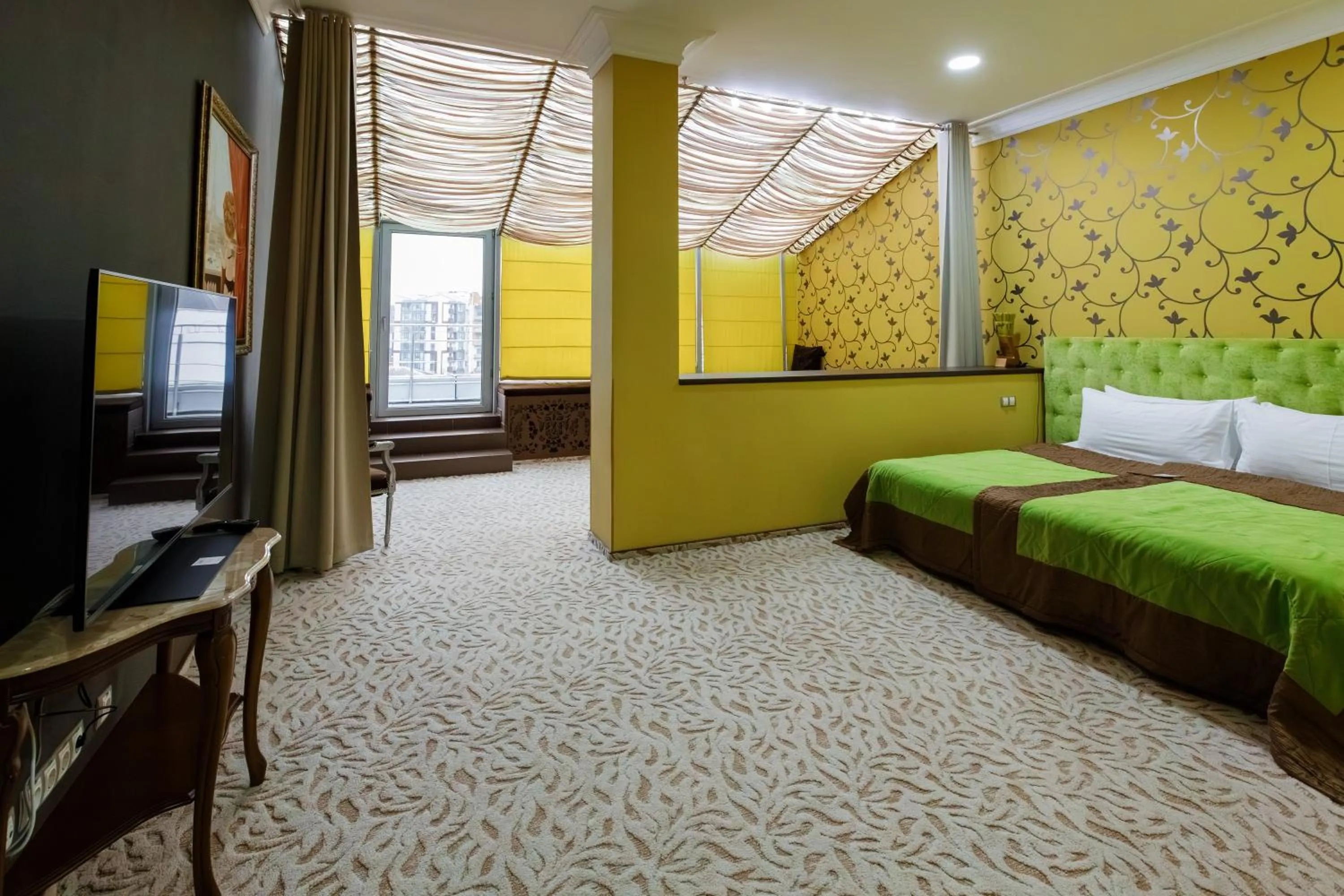 Bed in Boutique Spa Casino Hotel Lybid Plaza