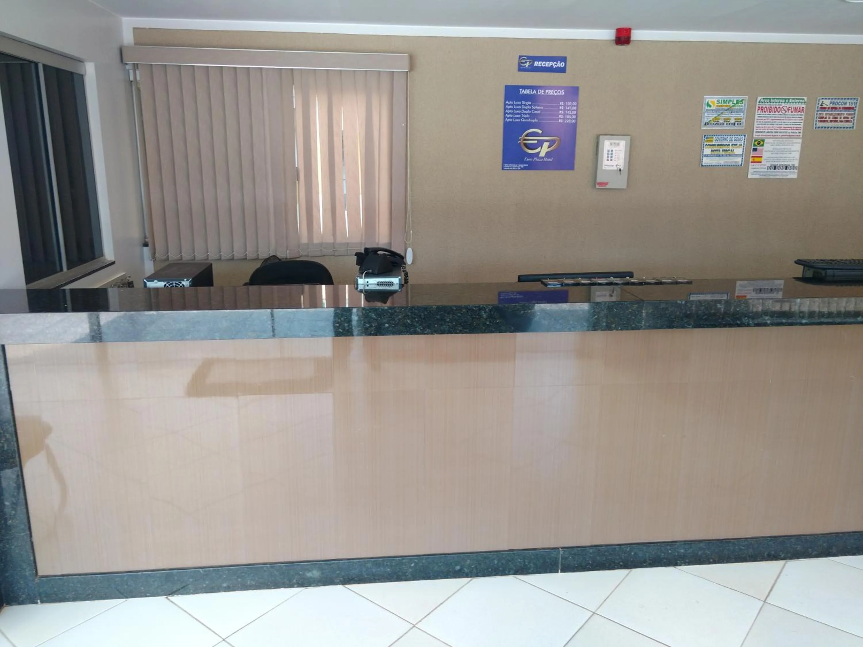 Lobby or reception in Euro Plaza Hotel - Próximo ao Aeroporto de Goiânia, Santa Genoveva