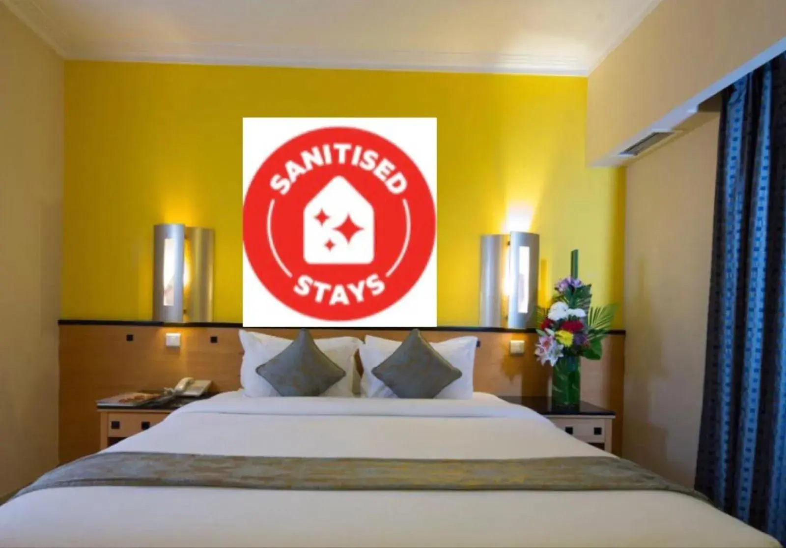 Bed in Baisan International Hotel Bed in Baisan International Hotel