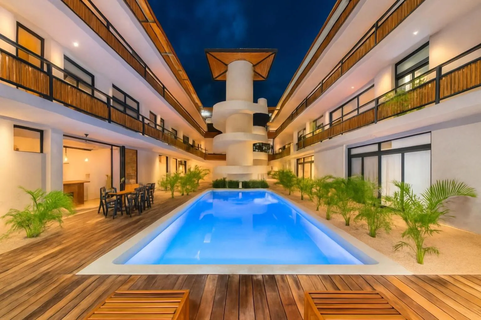 Swimming pool in Irie Tulum