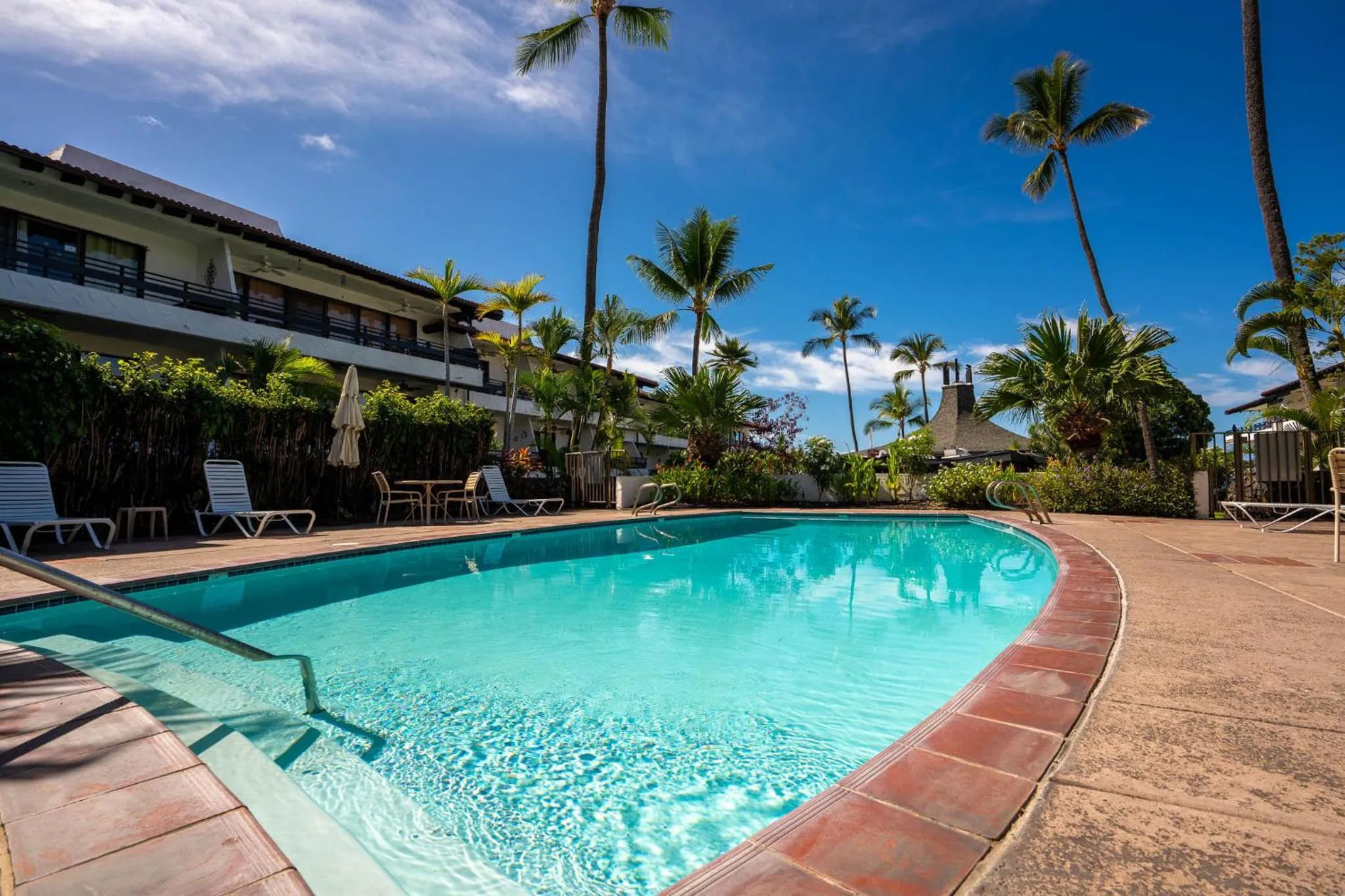 Swimming pool in ZERO FEES Aloha Lani Condo #A208 at Casa De Emdeko