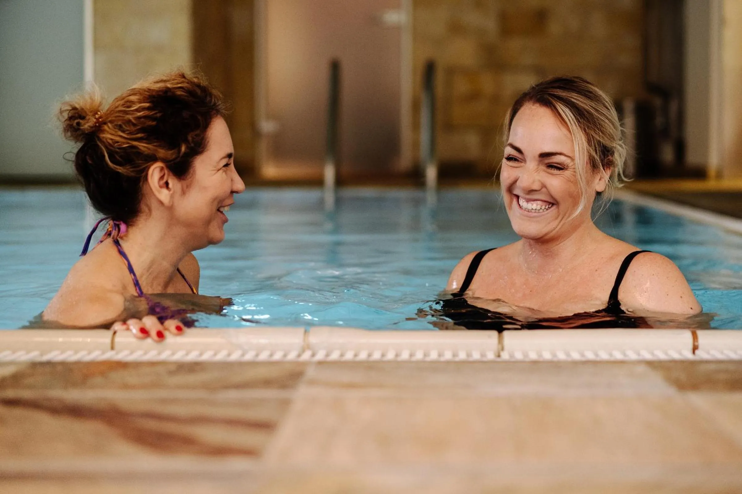 Swimming pool in Hotel Benther Berg