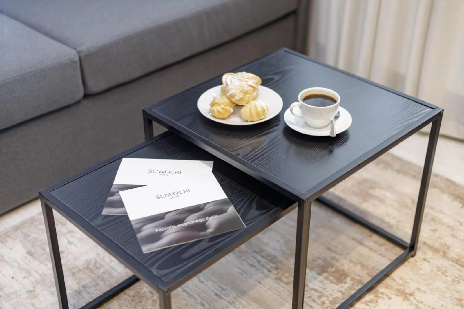 Seating area in Apartamenty L11, Limanowskiego