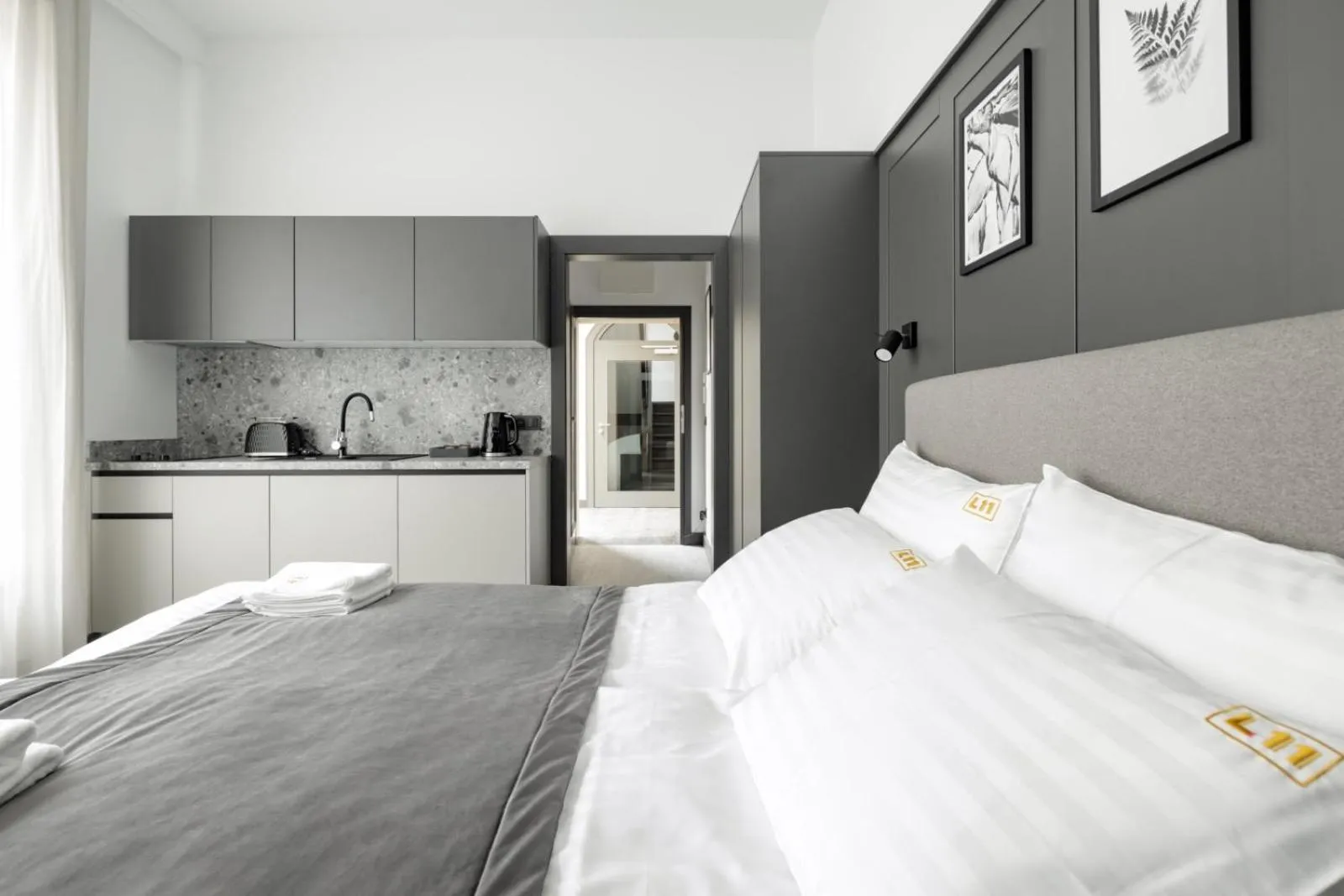 Photo of the whole room, Bed in Apartamenty L11, Limanowskiego