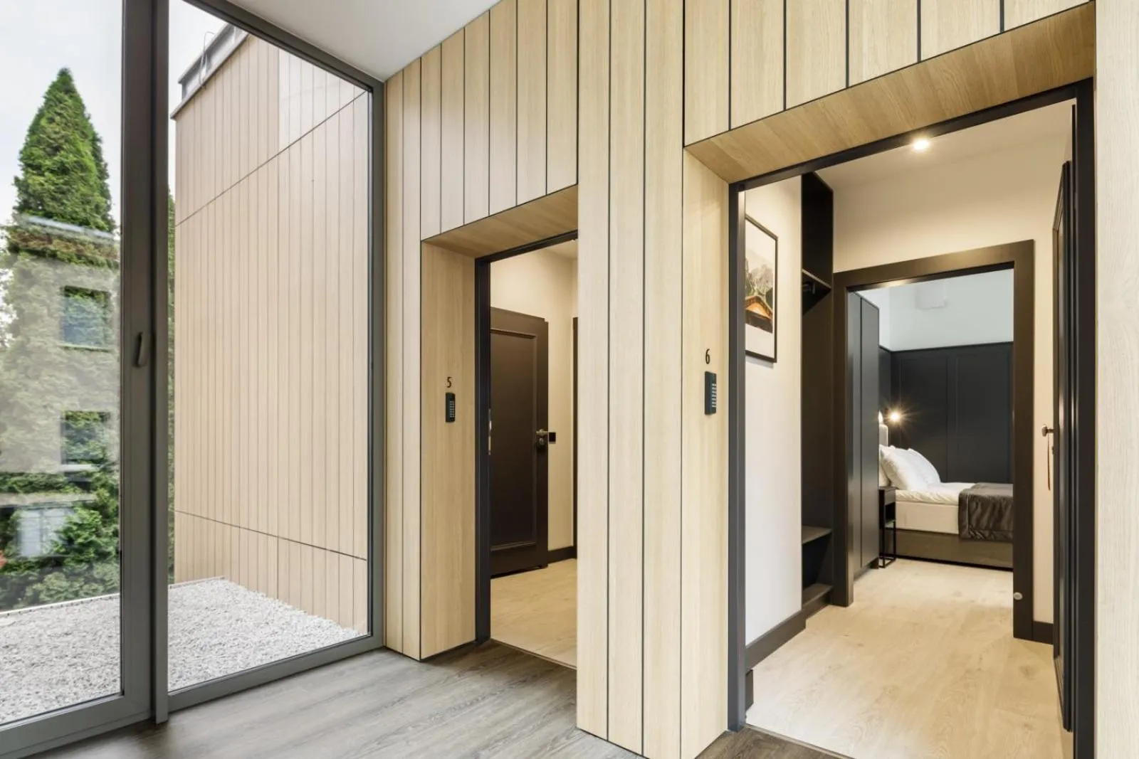 Lobby or reception, Bed in Apartamenty L11, Limanowskiego