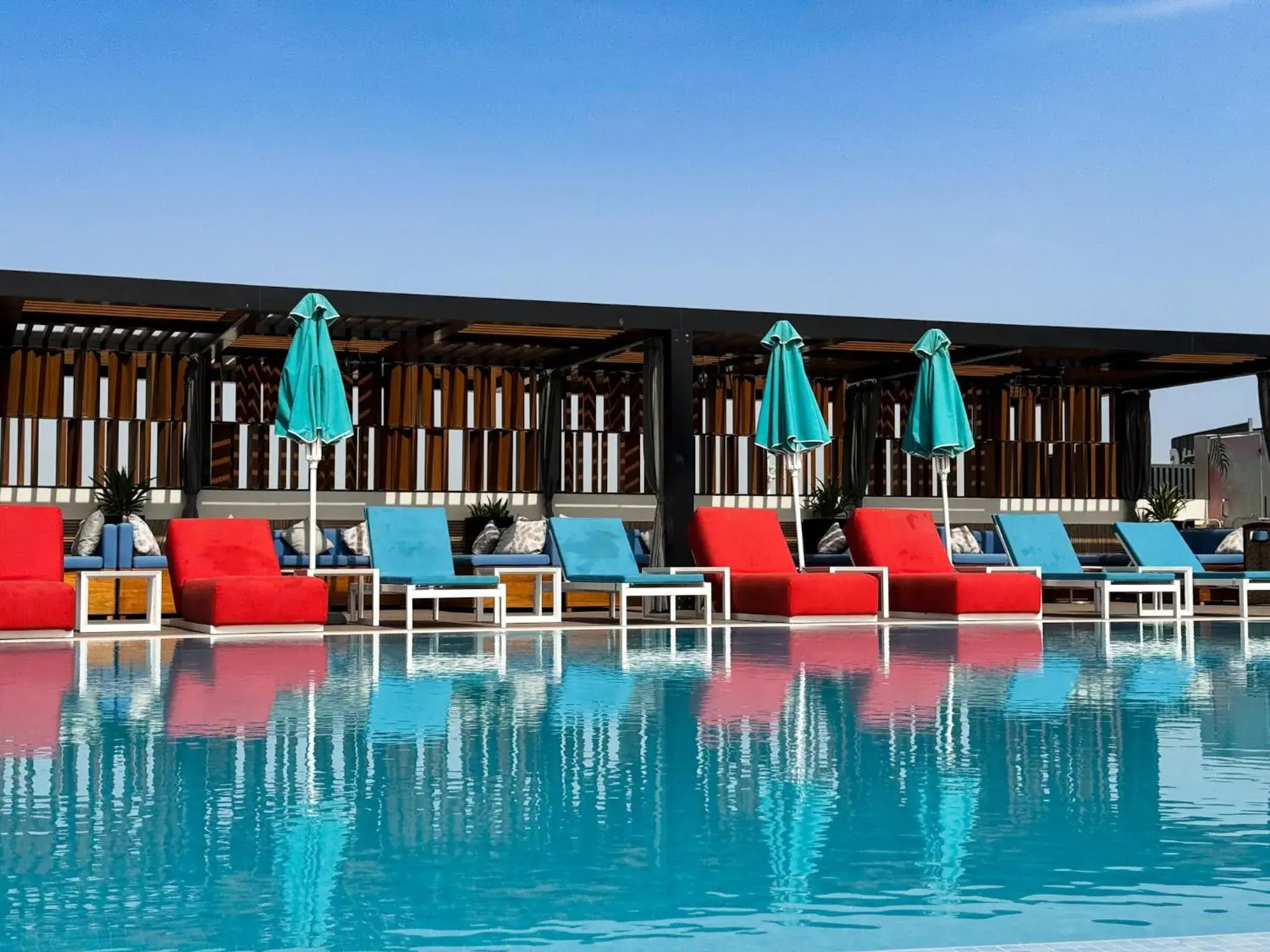 Swimming pool in Millennium Place Mirdif Swimming pool in Millennium Place Mirdif