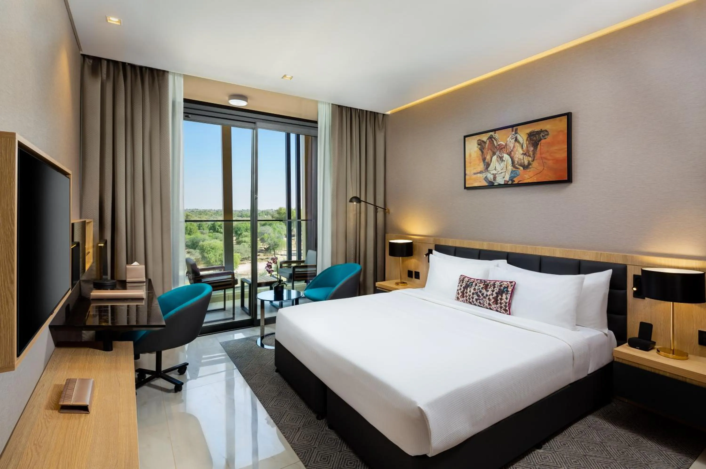 Photo of the whole room, Bed in Millennium Place Mirdif