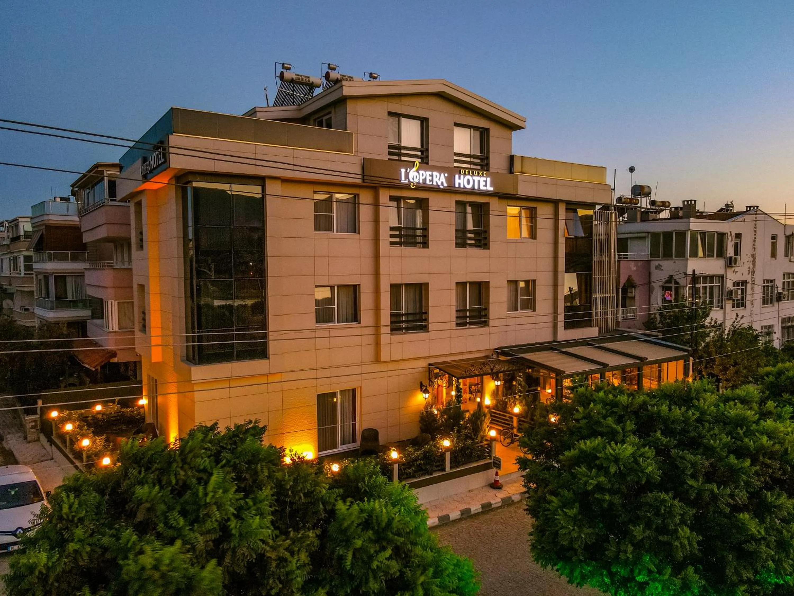 Property building in L'opera Deluxe Hotel