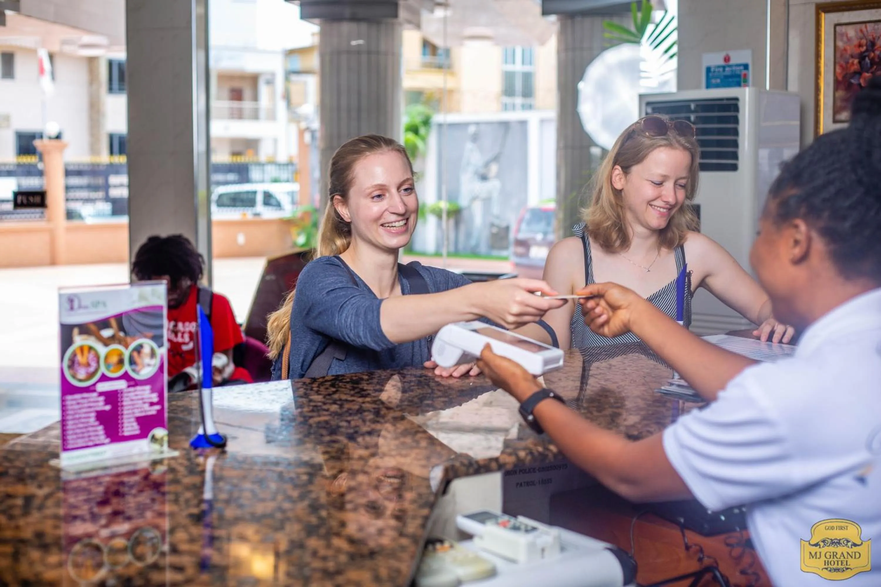 Lobby or reception in MJ Grand Hotel
